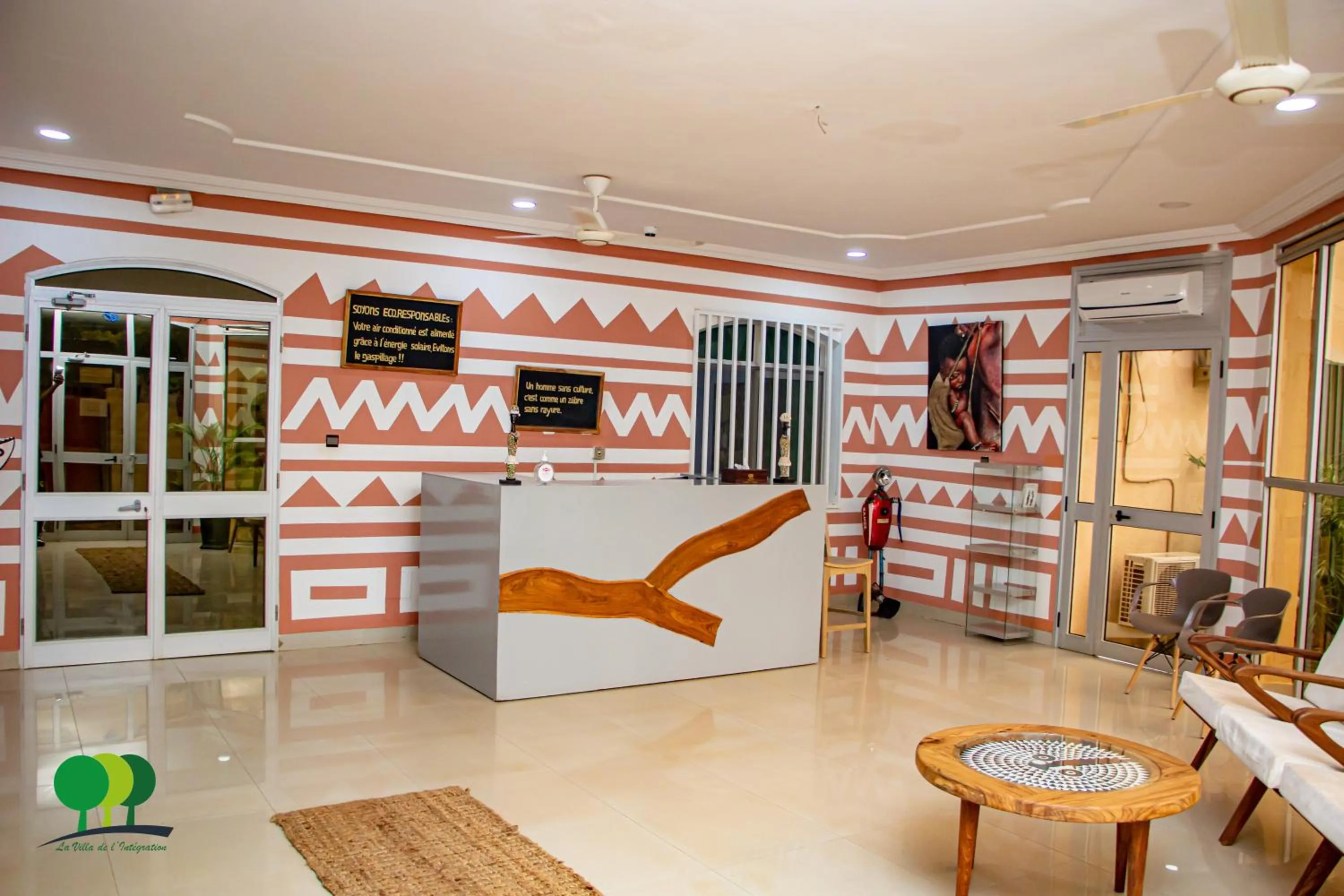 Lobby or reception in VILLA DE L'INTEGRATION