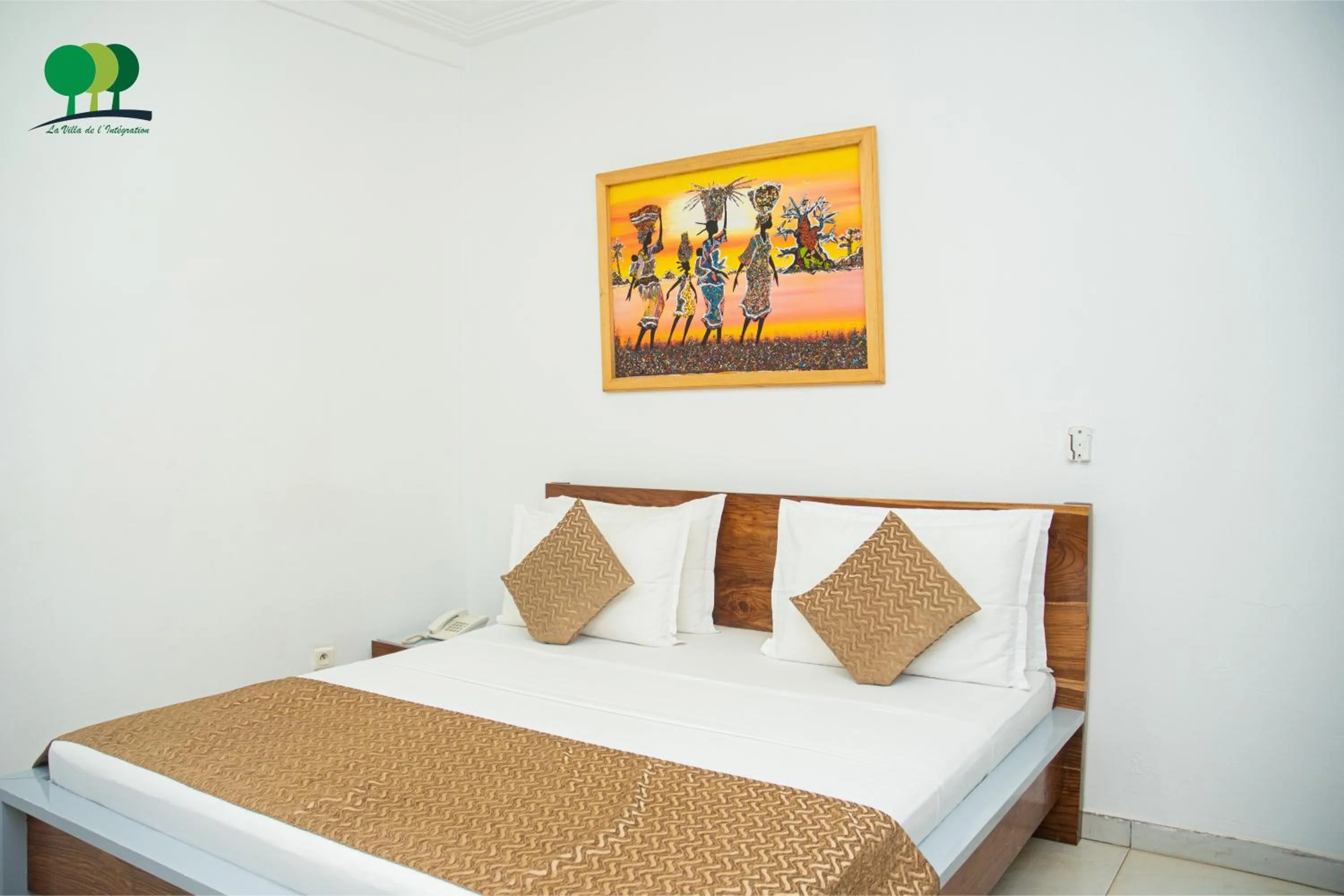 Bed in VILLA DE L'INTEGRATION