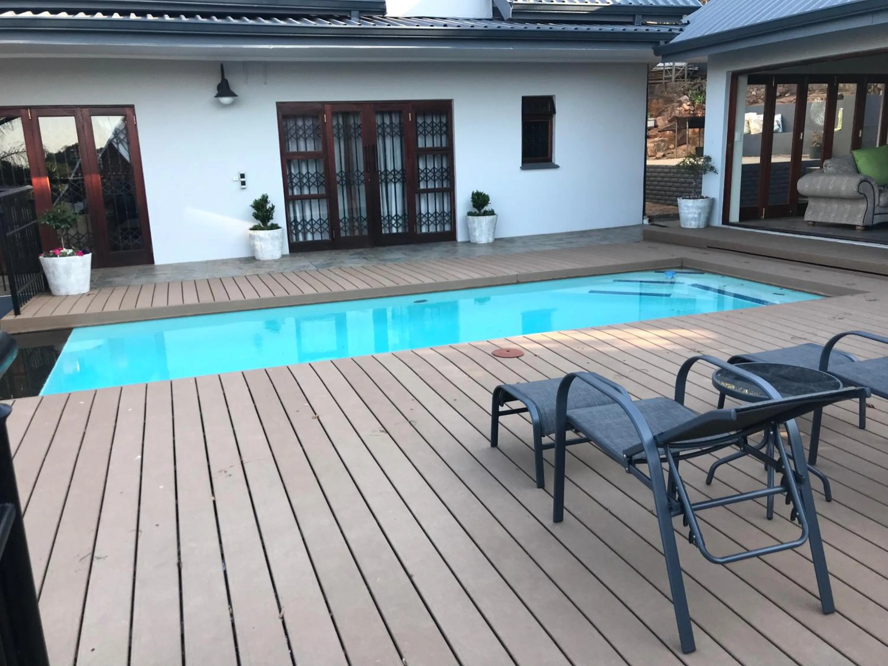 Pool view in Bokamoso Views