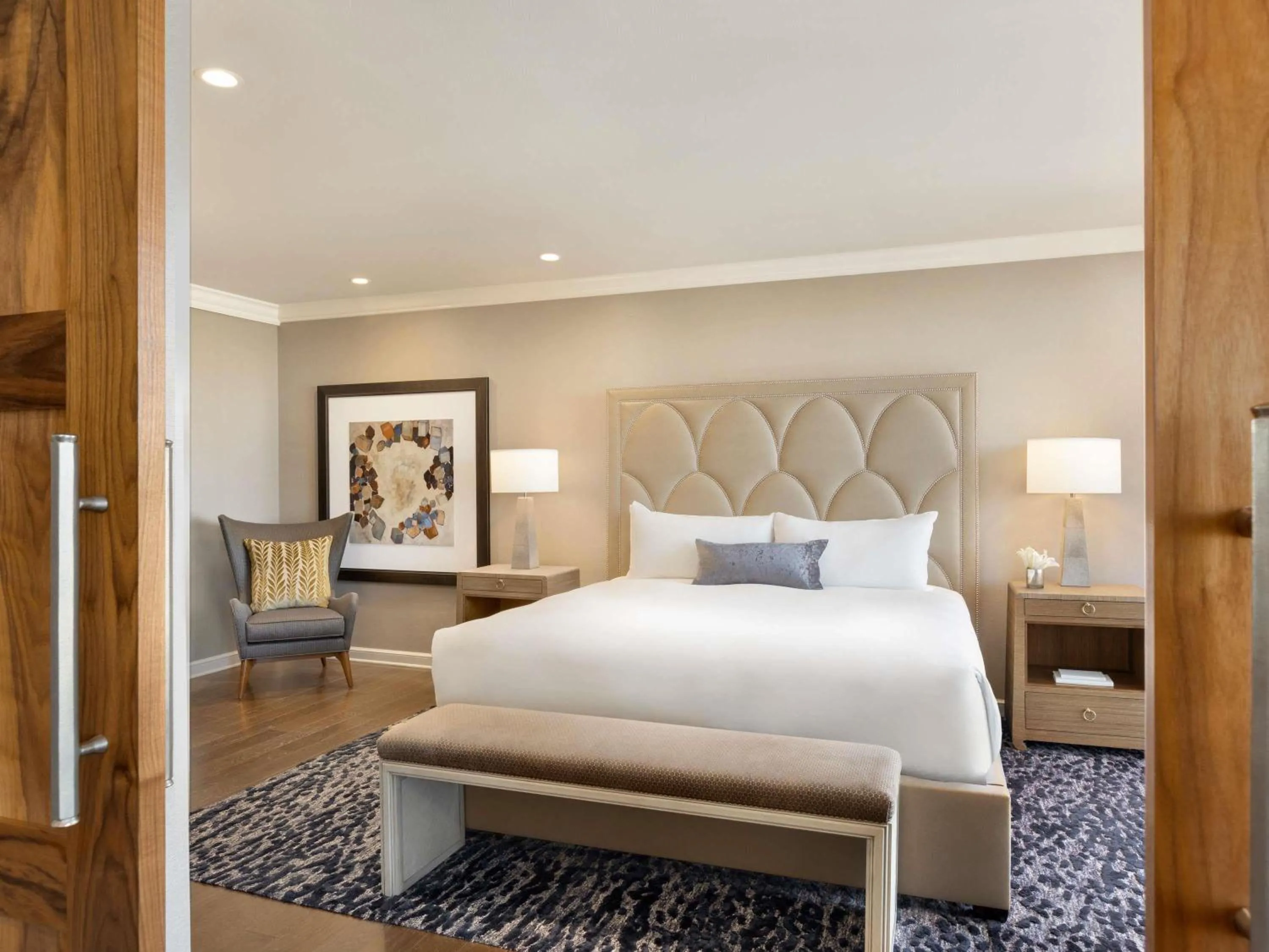 Bedroom, Bed in Fairmont Dallas