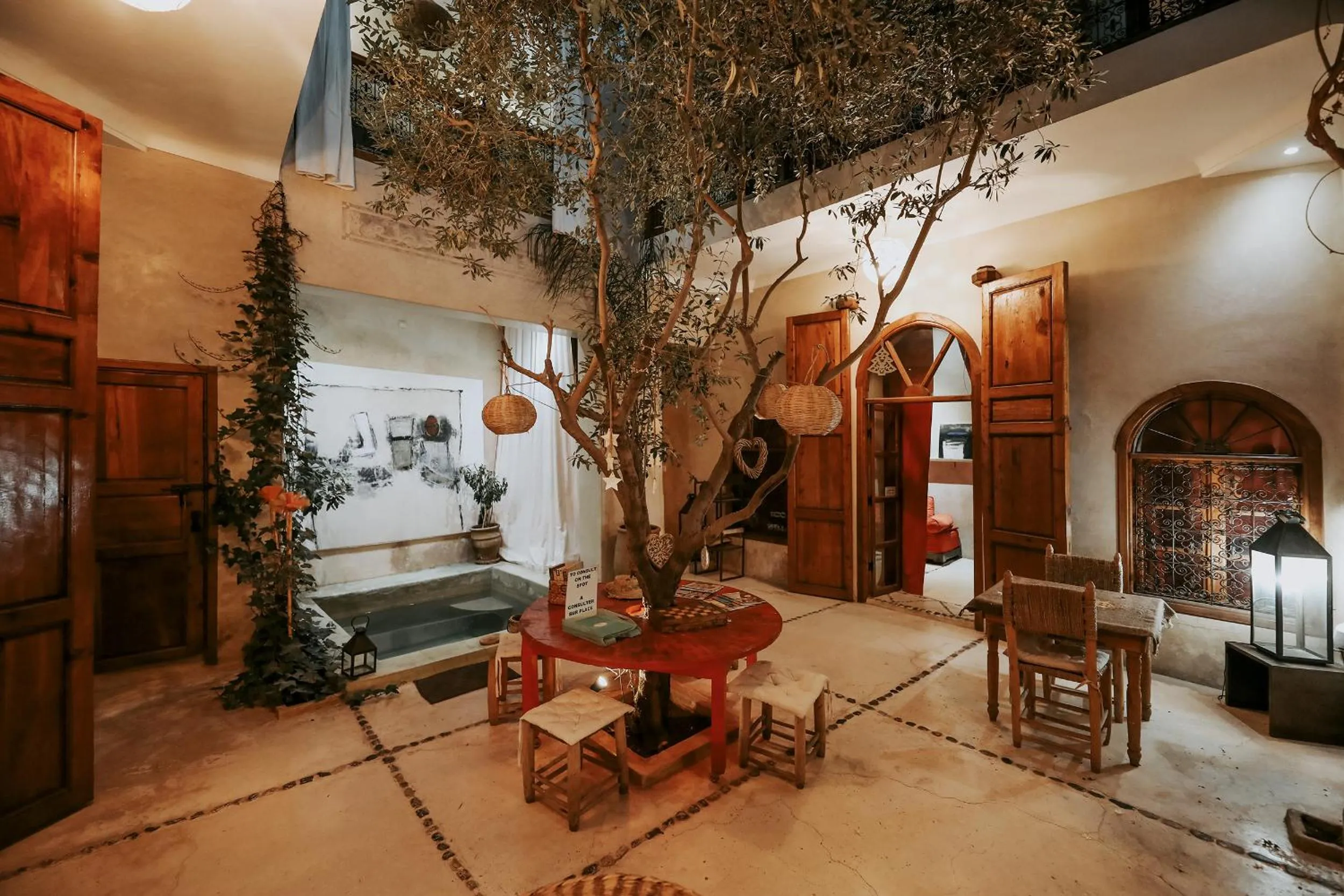 Lobby or reception in Dar Nour el Houda