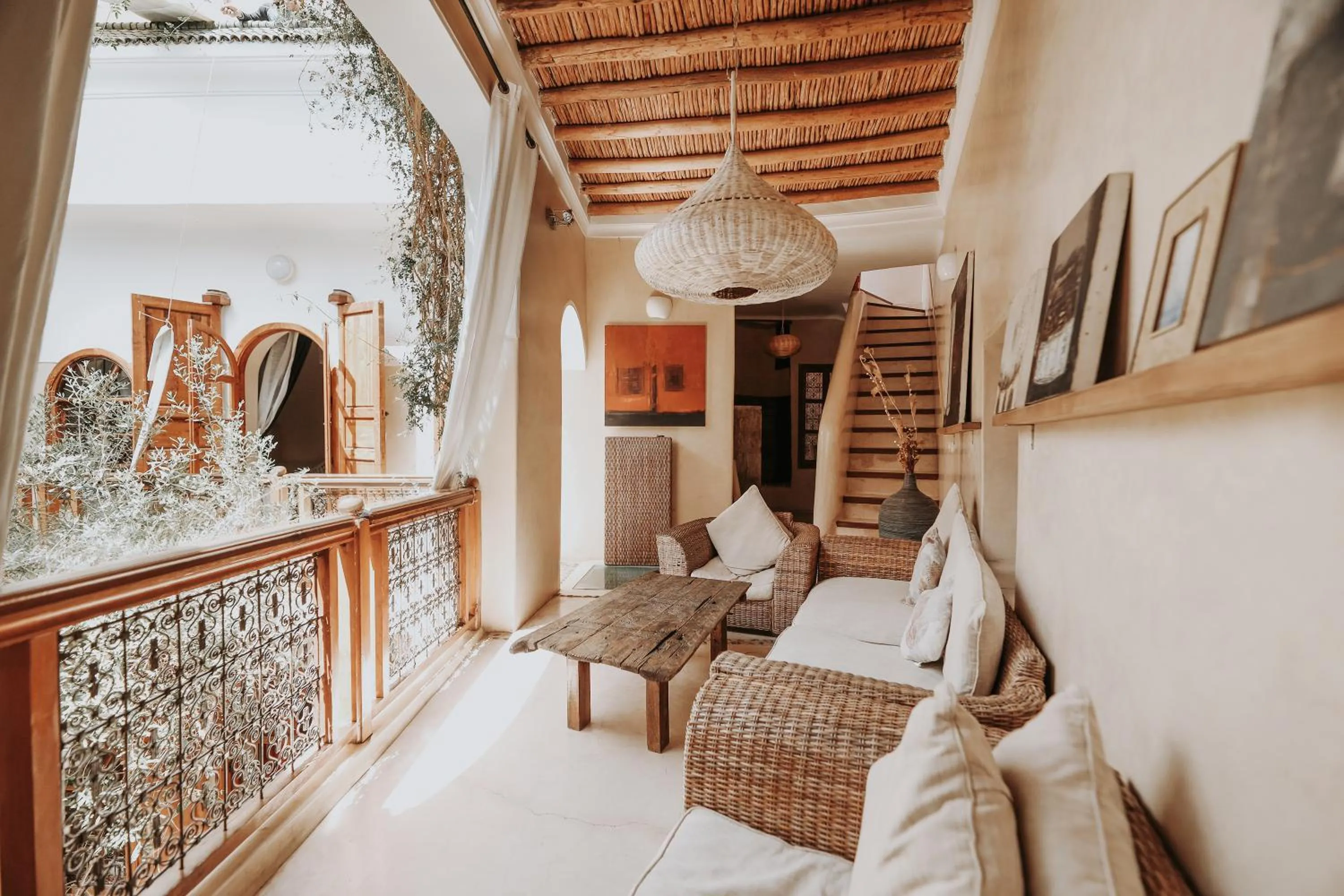 Seating area in Dar Nour el Houda