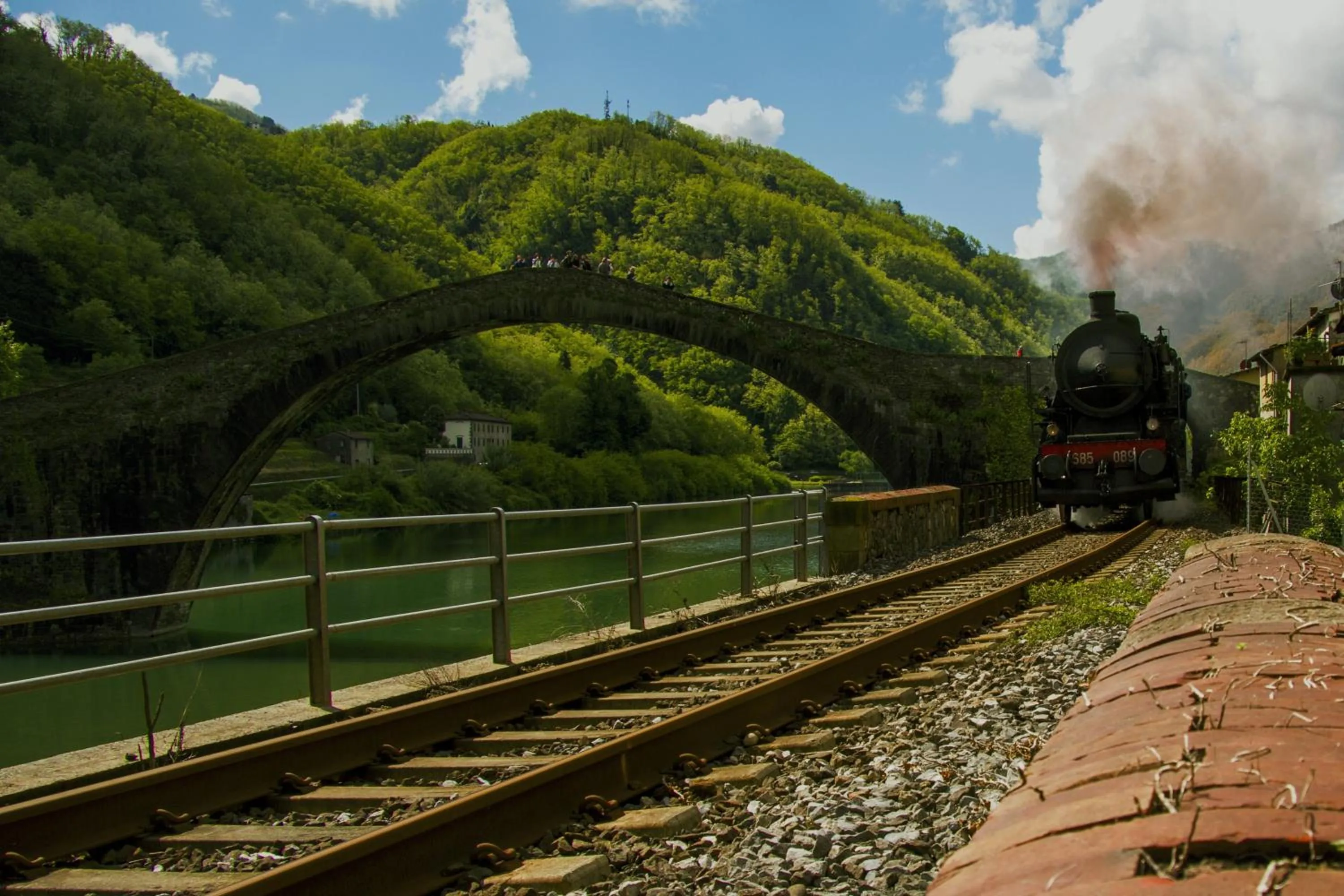 Natural landscape in Lucca Franco's Villa