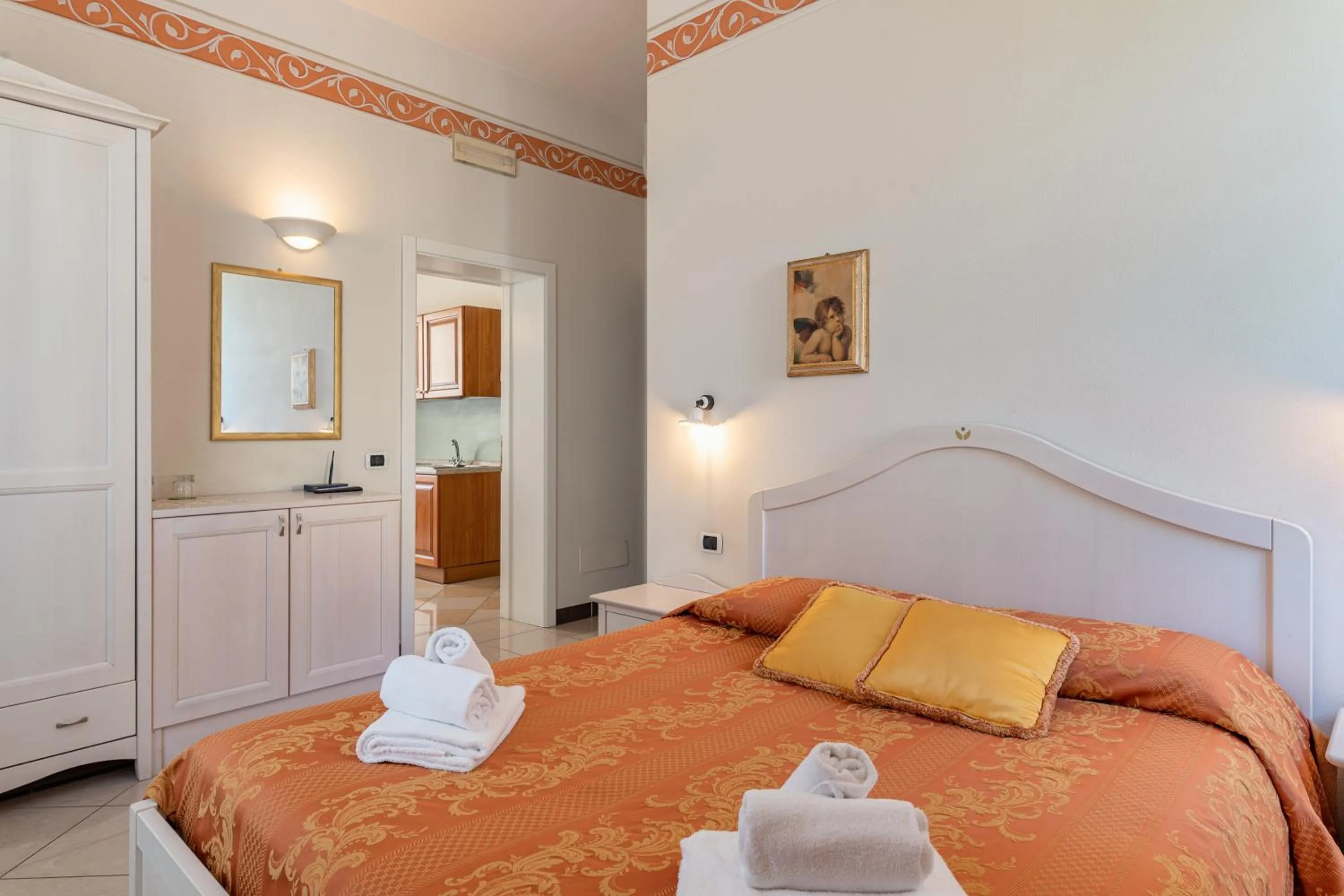 Bed in Lucca Franco's Villa