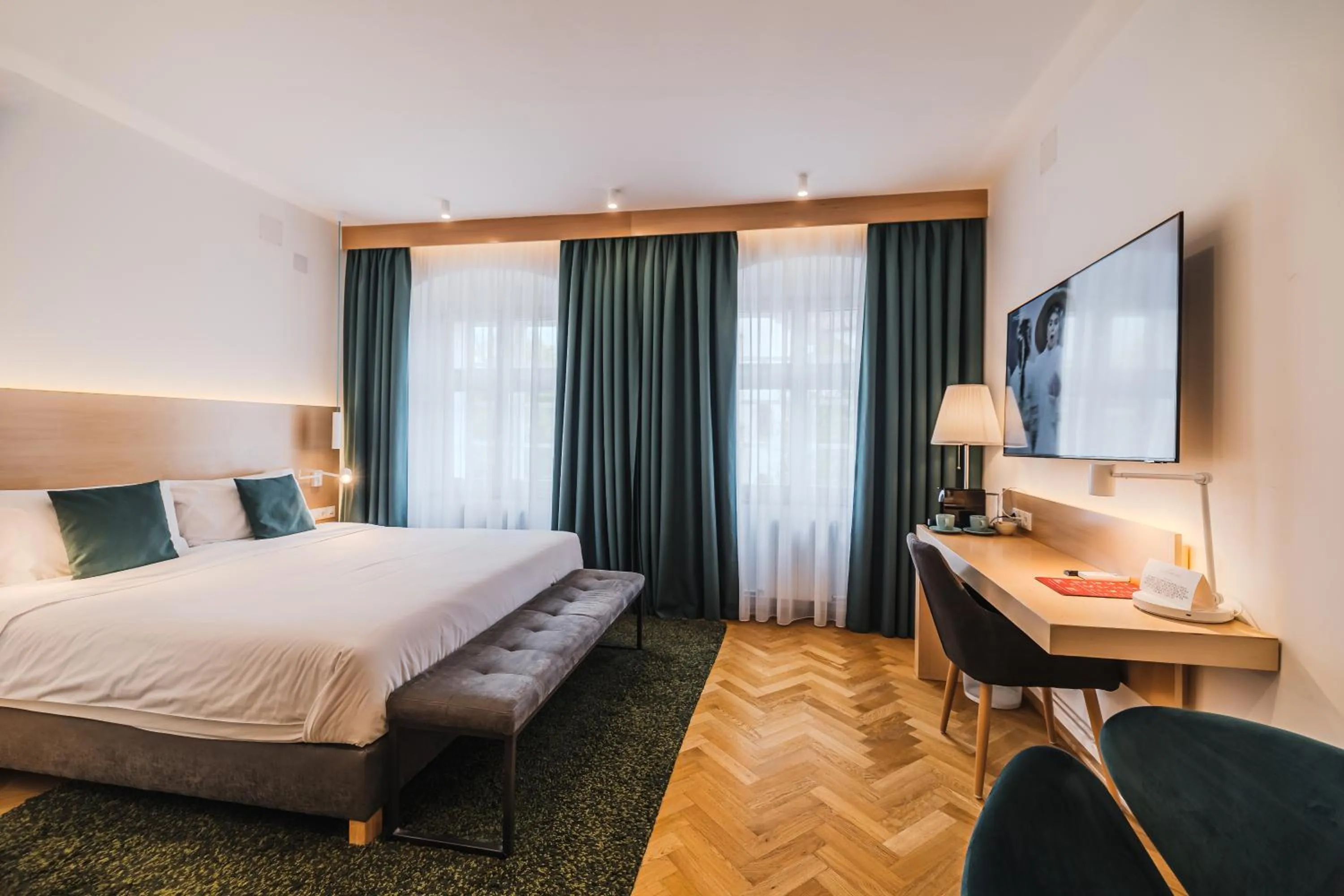 Bed in Hotel Casa Luxemburg