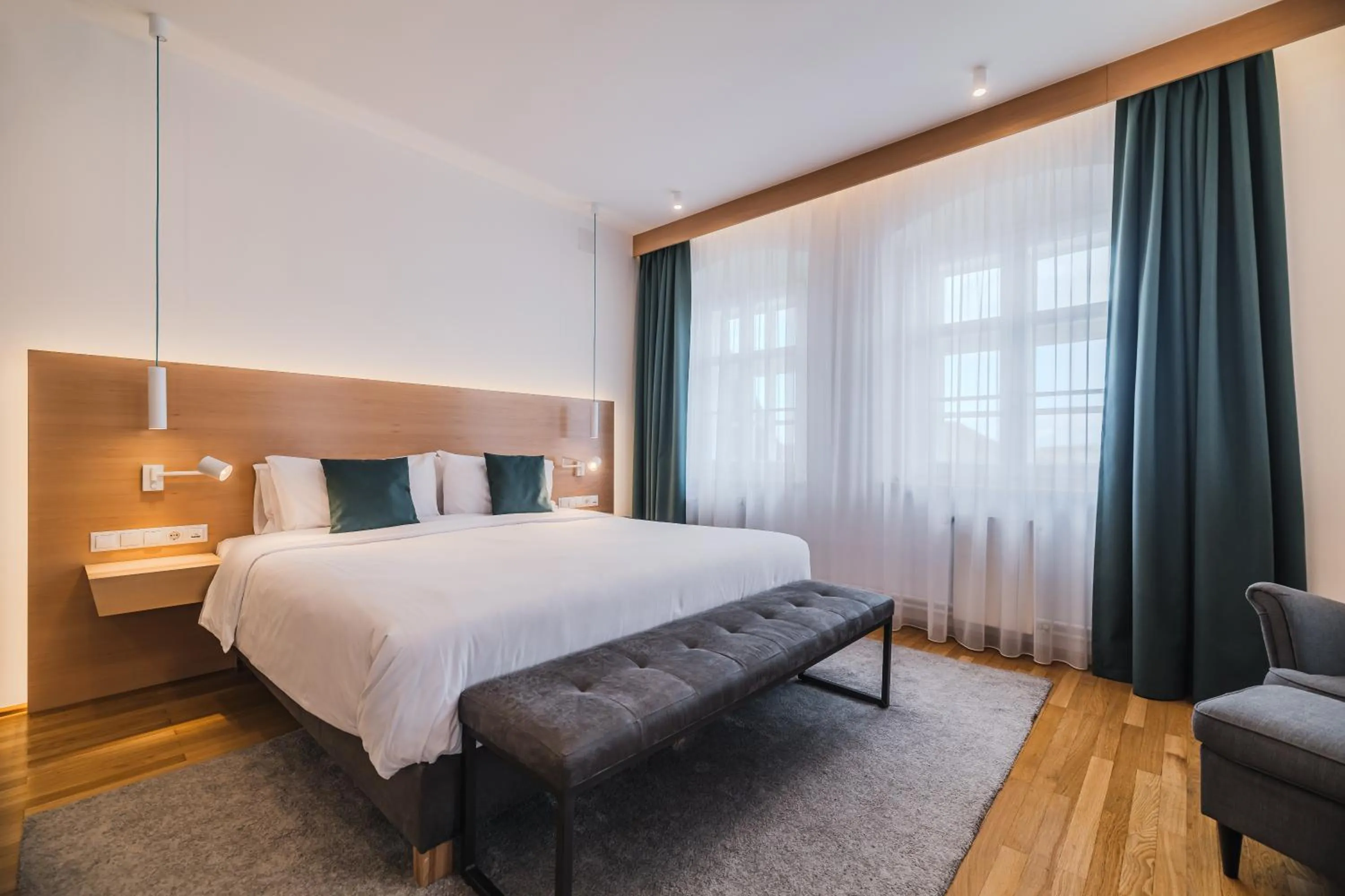 Bed in Hotel Casa Luxemburg