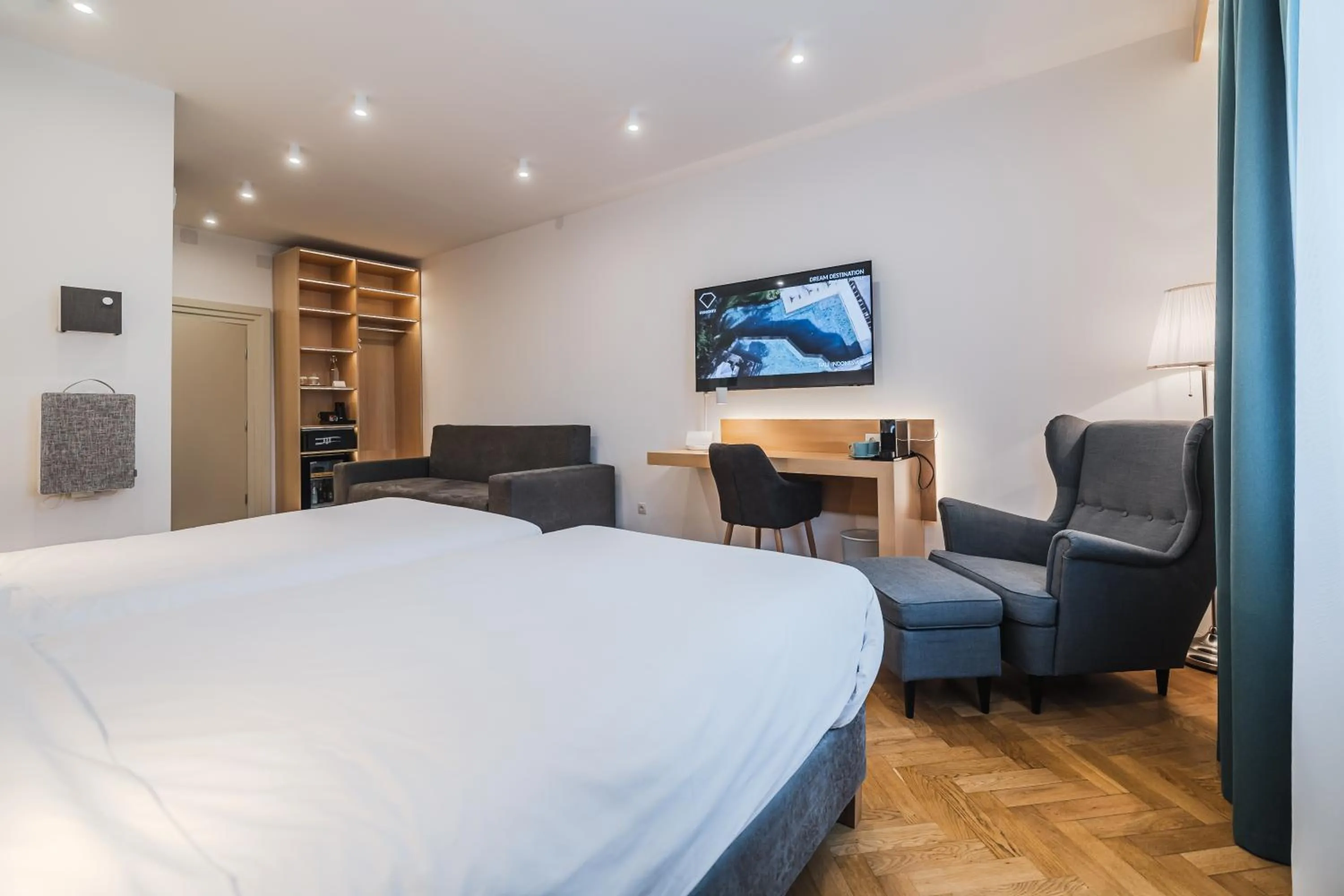 Bed in Hotel Casa Luxemburg