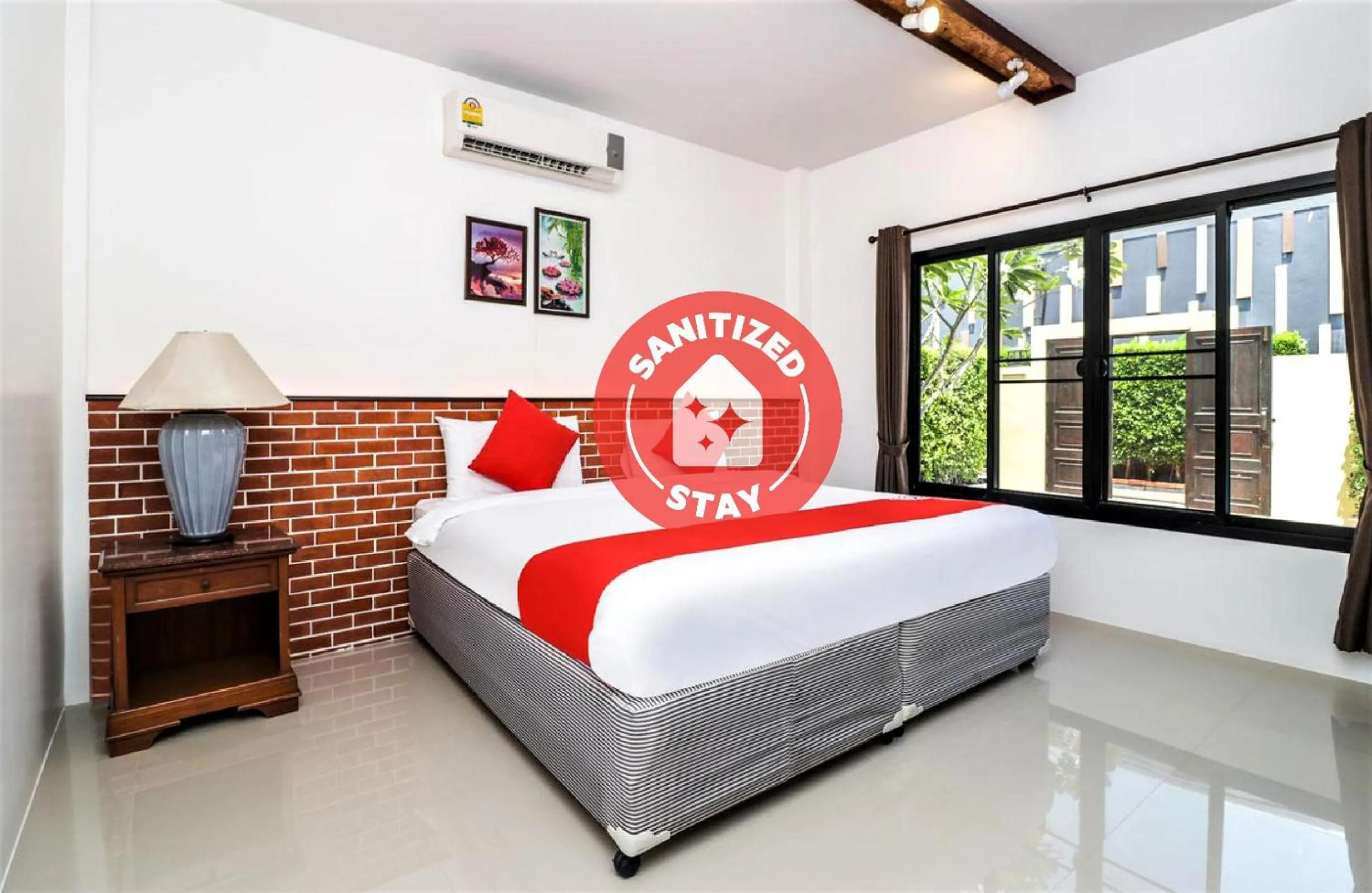 Bedroom, Bed in Baan Noppadol Hua Hin Loft