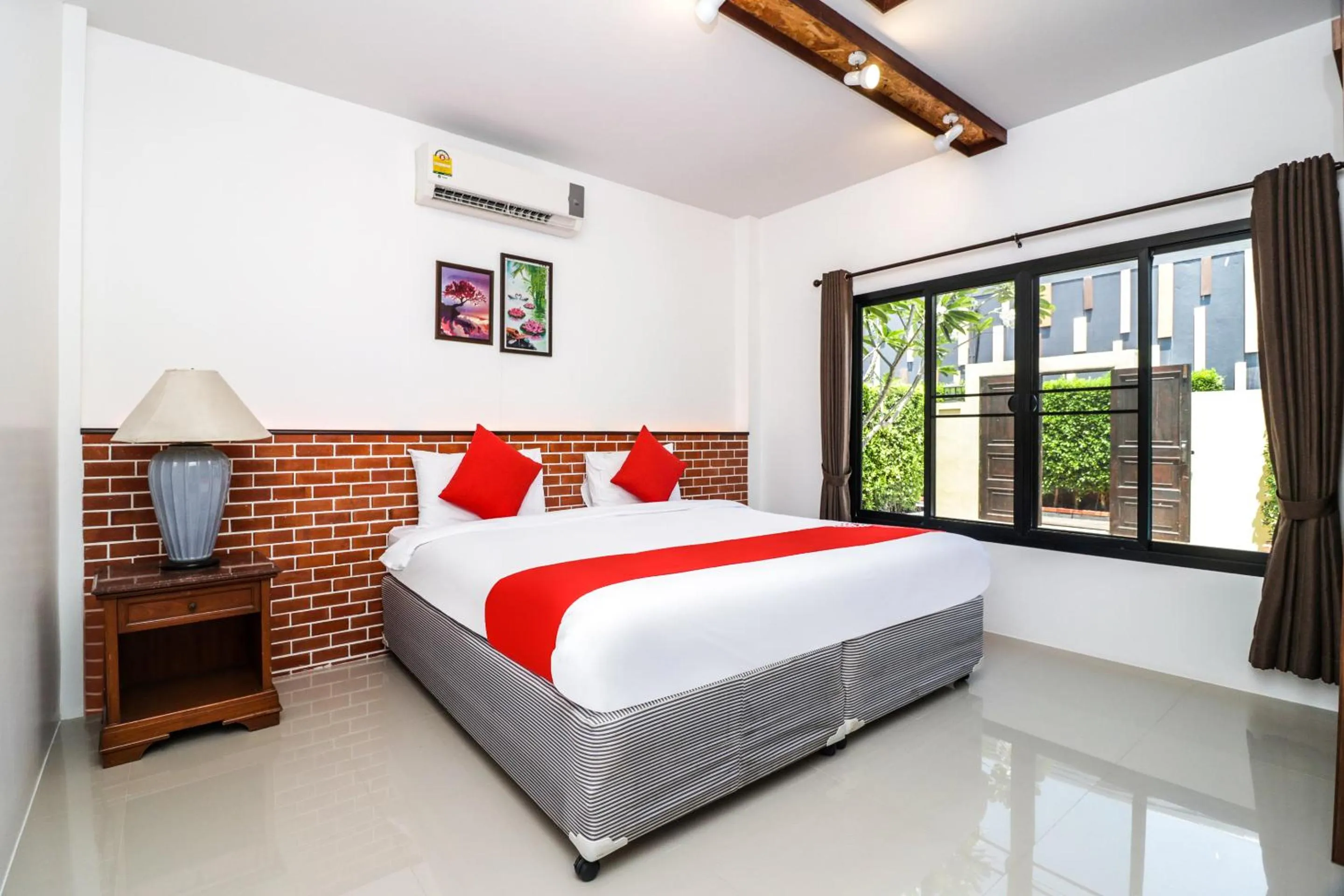 Bedroom, Bed in Baan Noppadol Hua Hin Loft