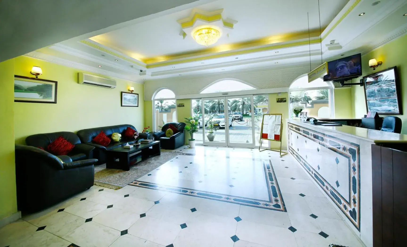Lobby or reception in Muscat International Hotel Lobby or reception in Muscat International Hotel