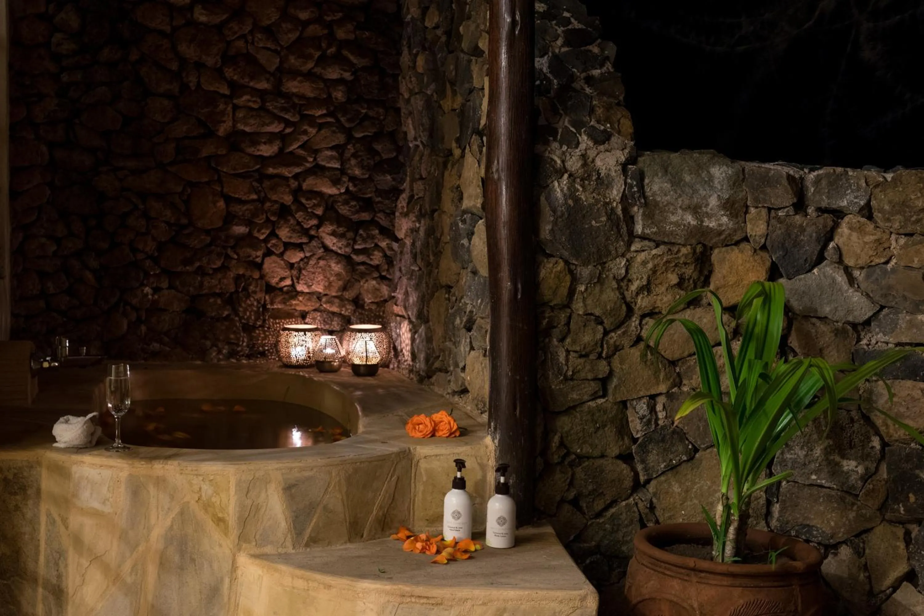 Hot Tub in Kili Villa Kilimanjaro Luxury Retreat