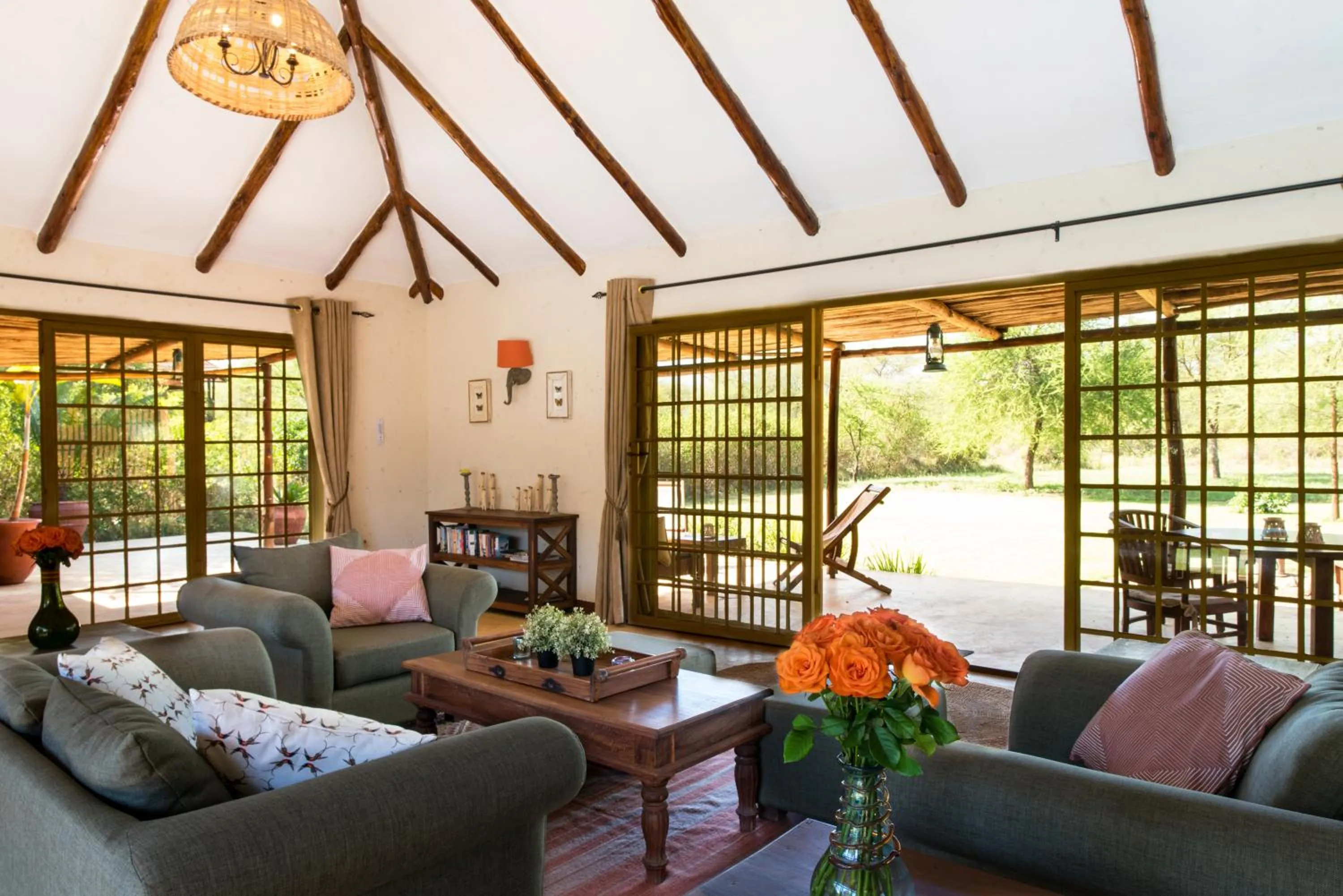 Living room in Kili Villa Kilimanjaro Luxury Retreat