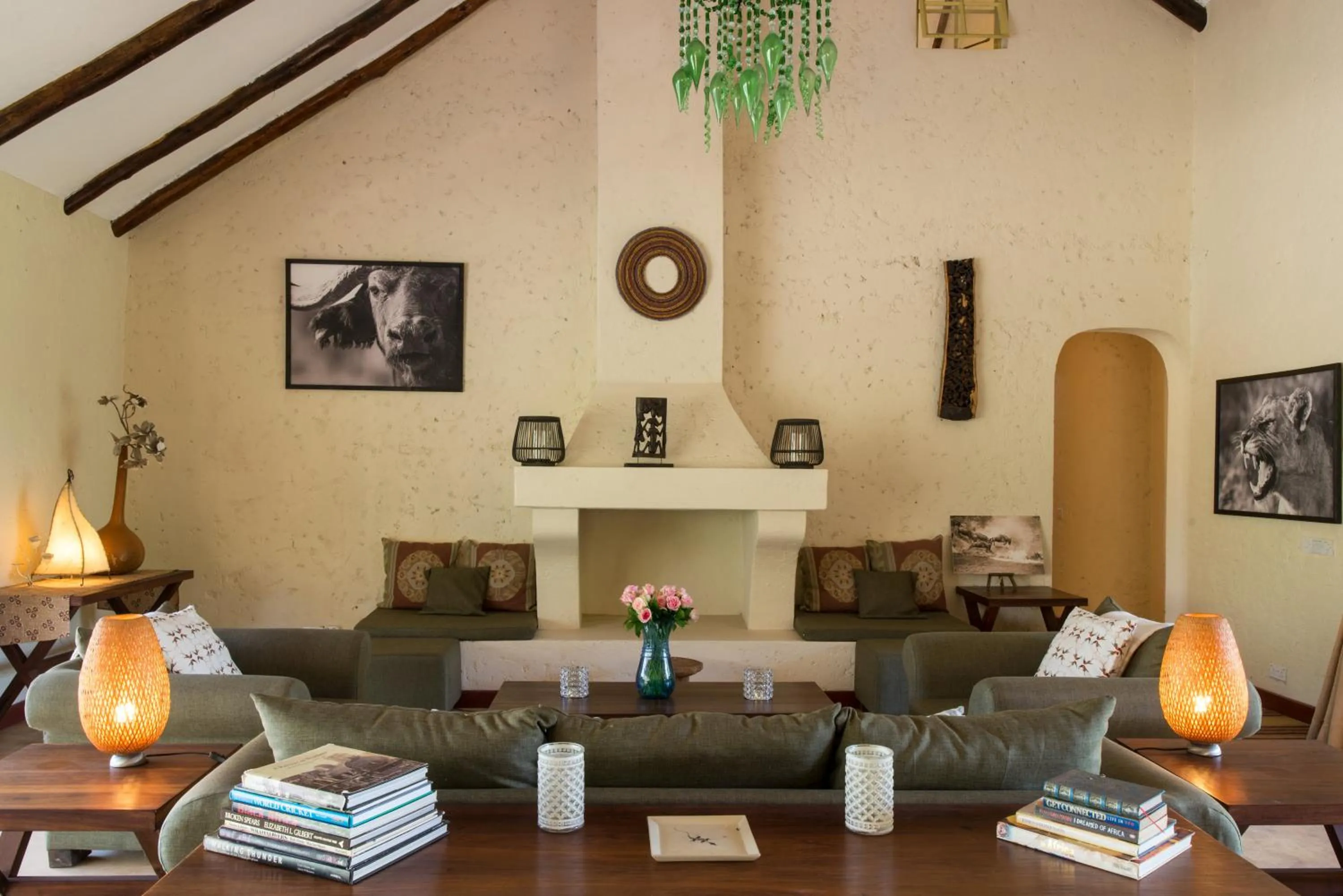 Living room in Kili Villa Kilimanjaro Luxury Retreat