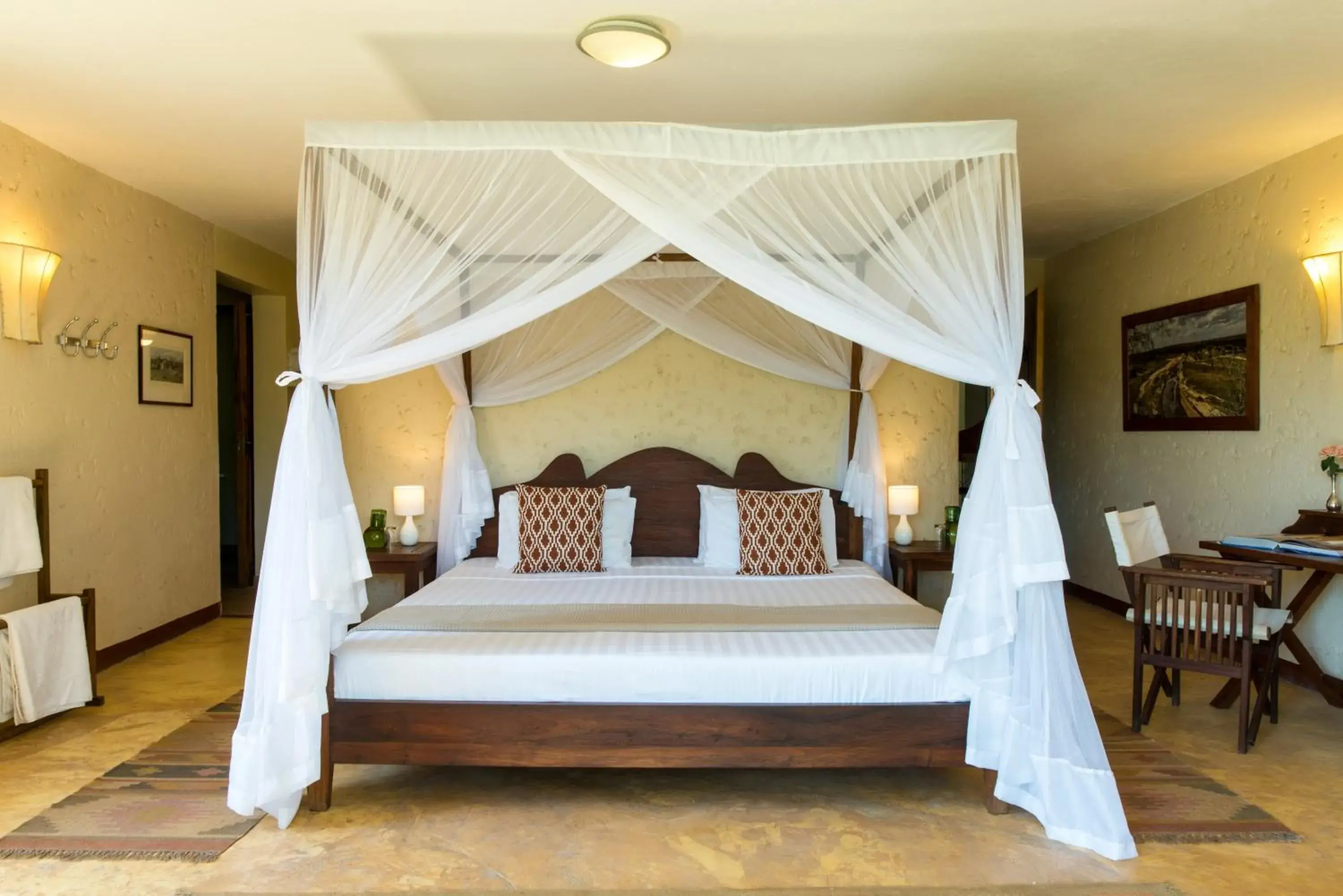 Bed in Kili Villa Kilimanjaro Luxury Retreat Bed in Kili Villa Kilimanjaro Luxury Retreat
