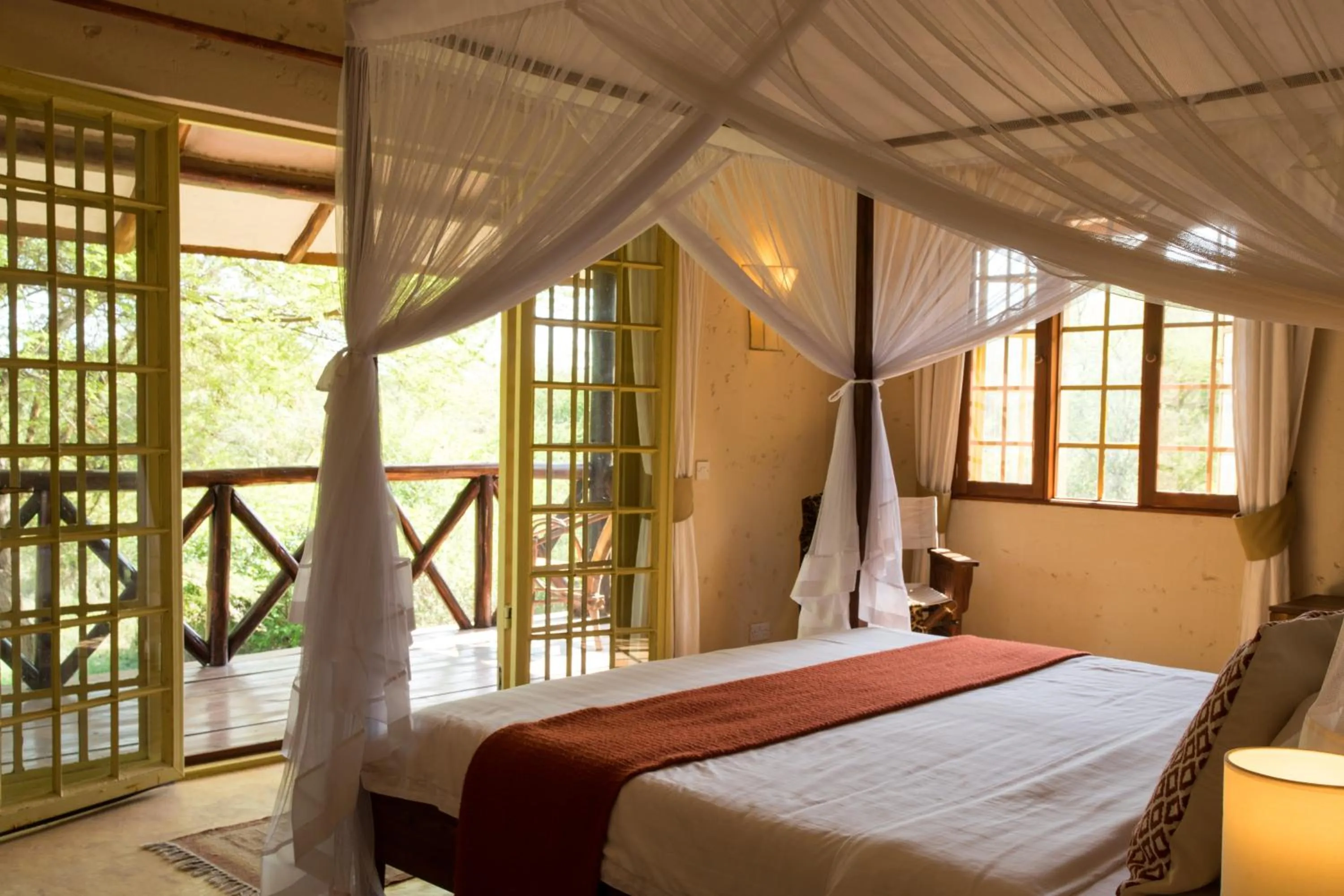 Bed in Kili Villa Kilimanjaro Luxury Retreat