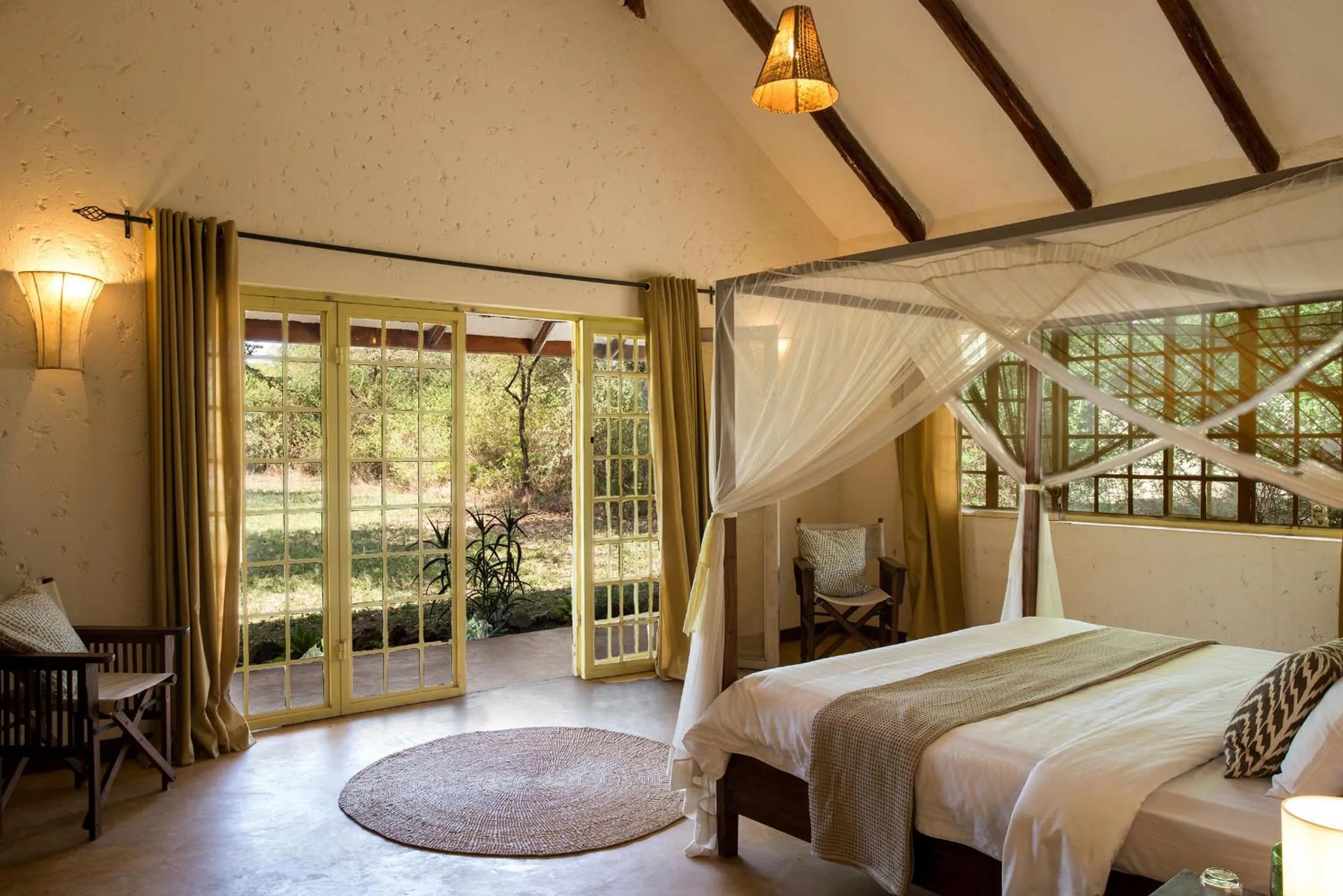 Bed in Kili Villa Kilimanjaro Luxury Retreat