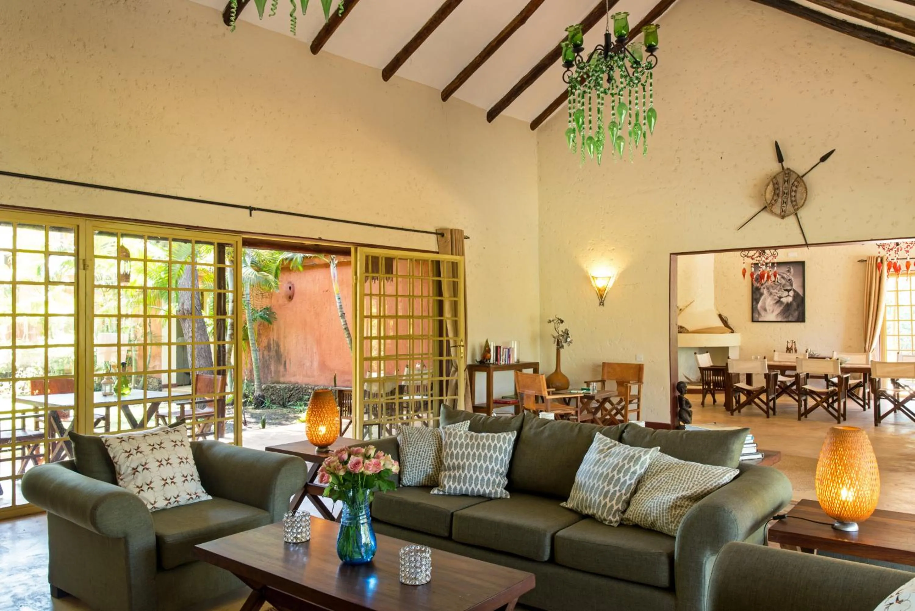 Living room in Kili Villa Kilimanjaro Luxury Retreat