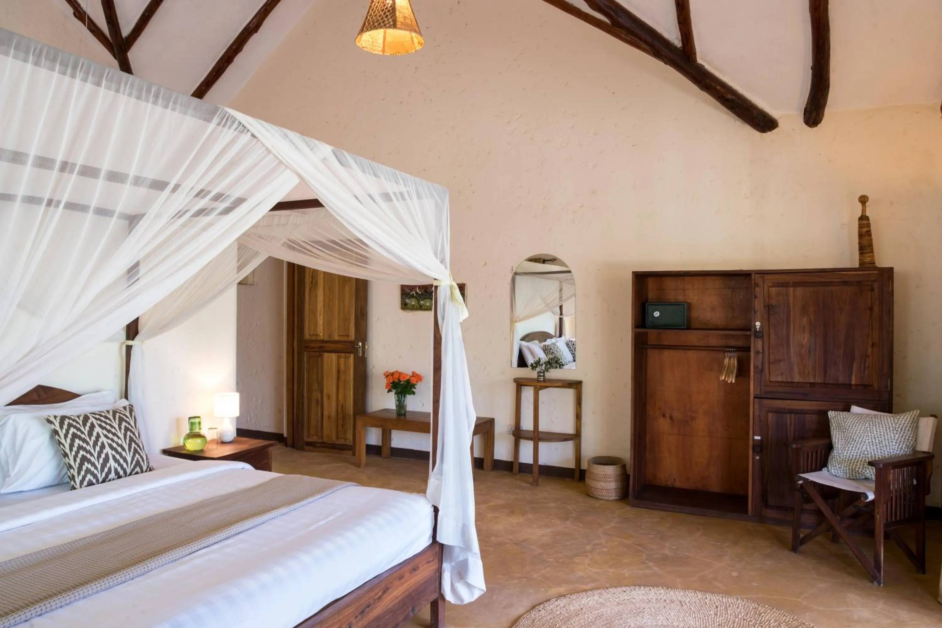 Bed in Kili Villa Kilimanjaro Luxury Retreat