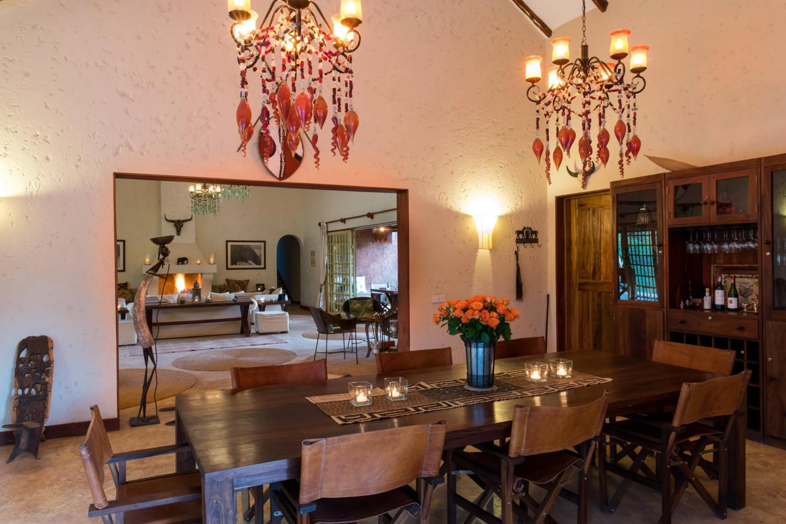 Living room in Kili Villa Kilimanjaro Luxury Retreat