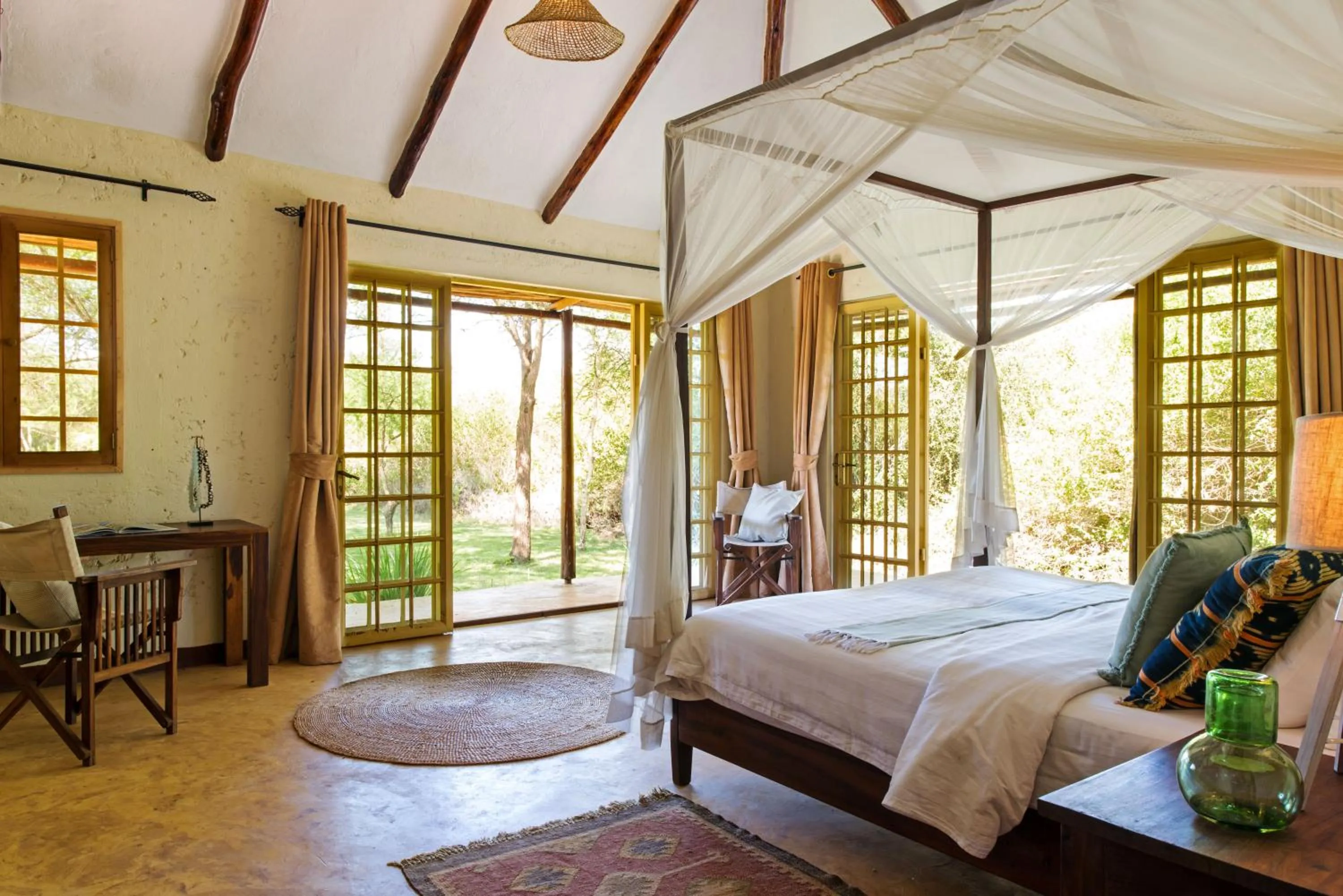 View (from property/room), Bed in Kili Villa Kilimanjaro Luxury Retreat