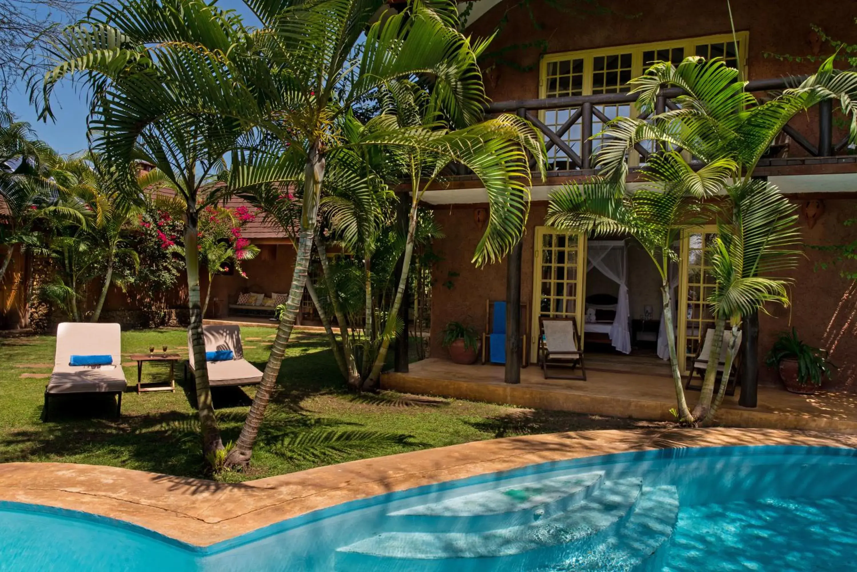 Garden view in Kili Villa Kilimanjaro Luxury Retreat Garden view in Kili Villa Kilimanjaro Luxury Retreat