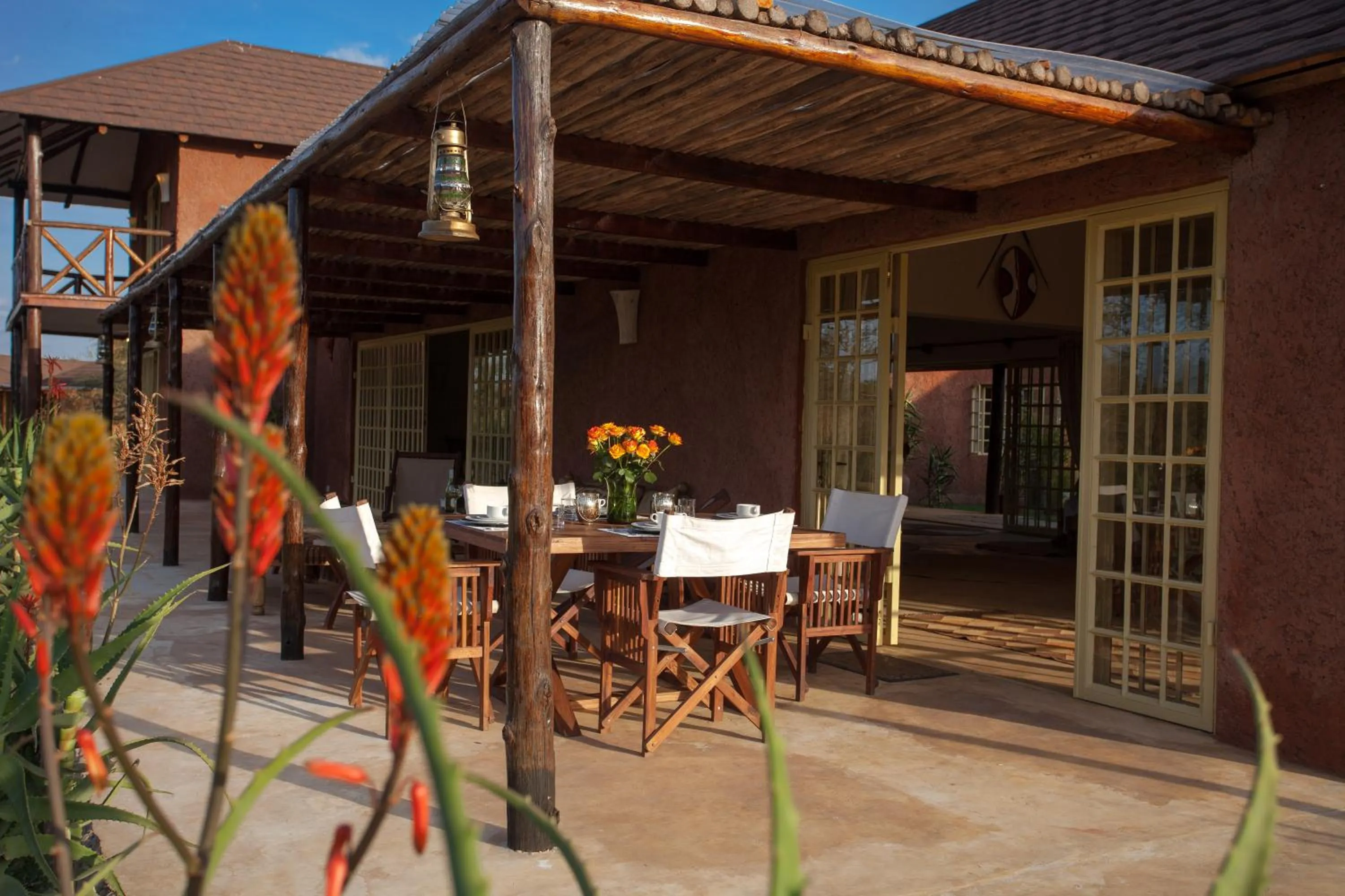 Patio in Kili Villa Kilimanjaro Luxury Retreat