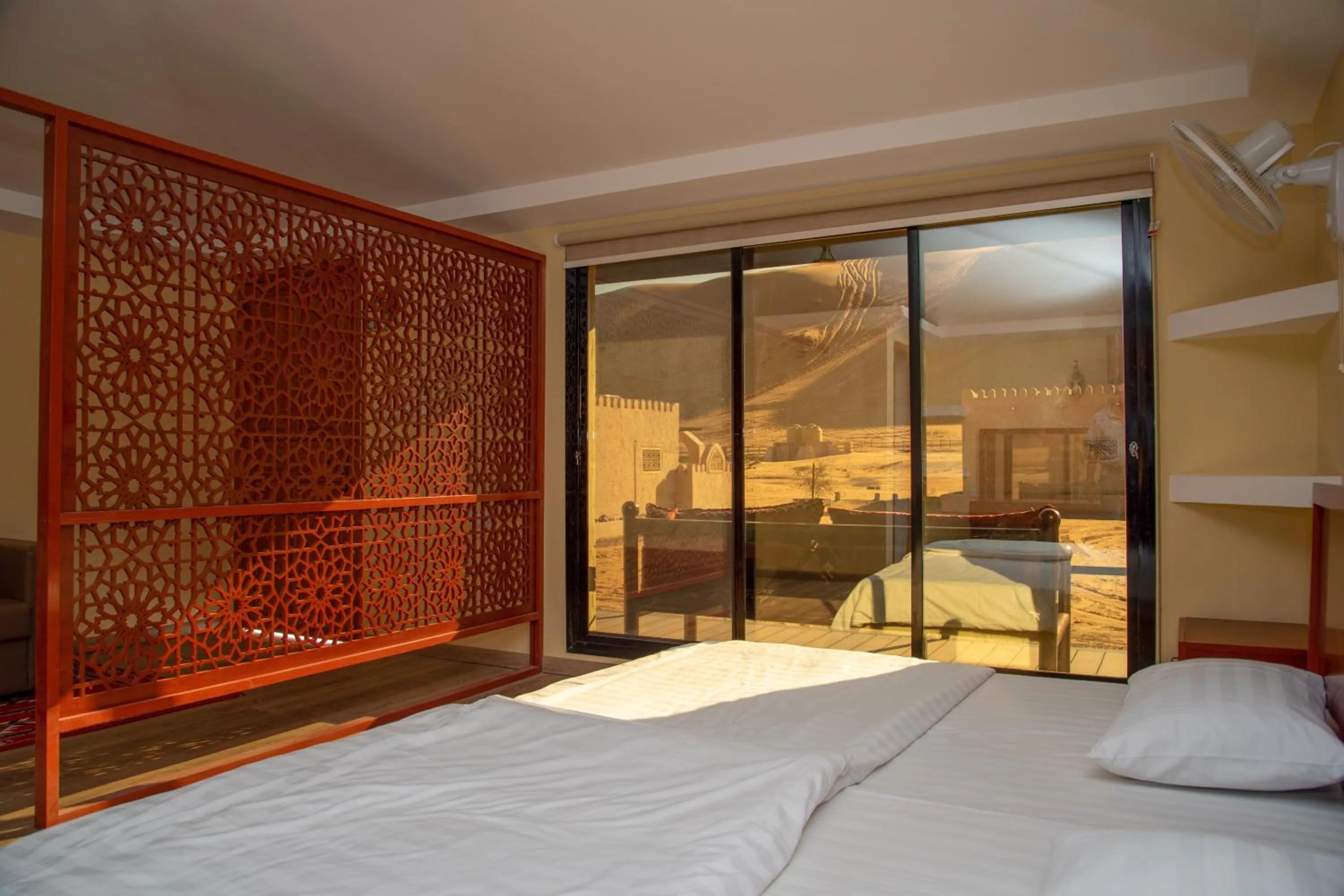 Property building, Bed in Arabian Oryx Camp