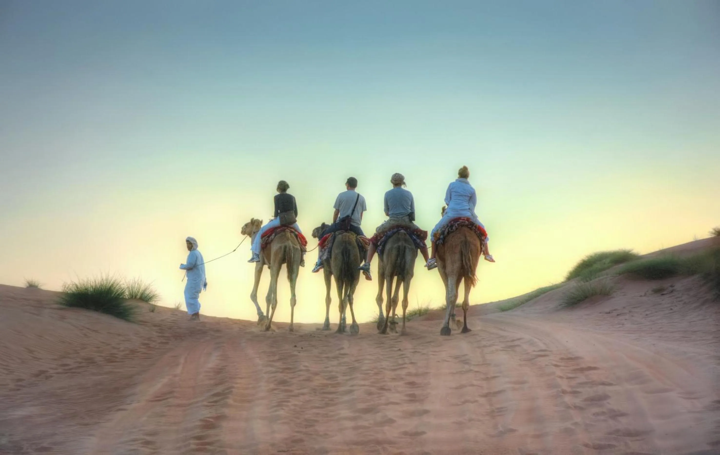Evening entertainment in Arabian Oryx Camp