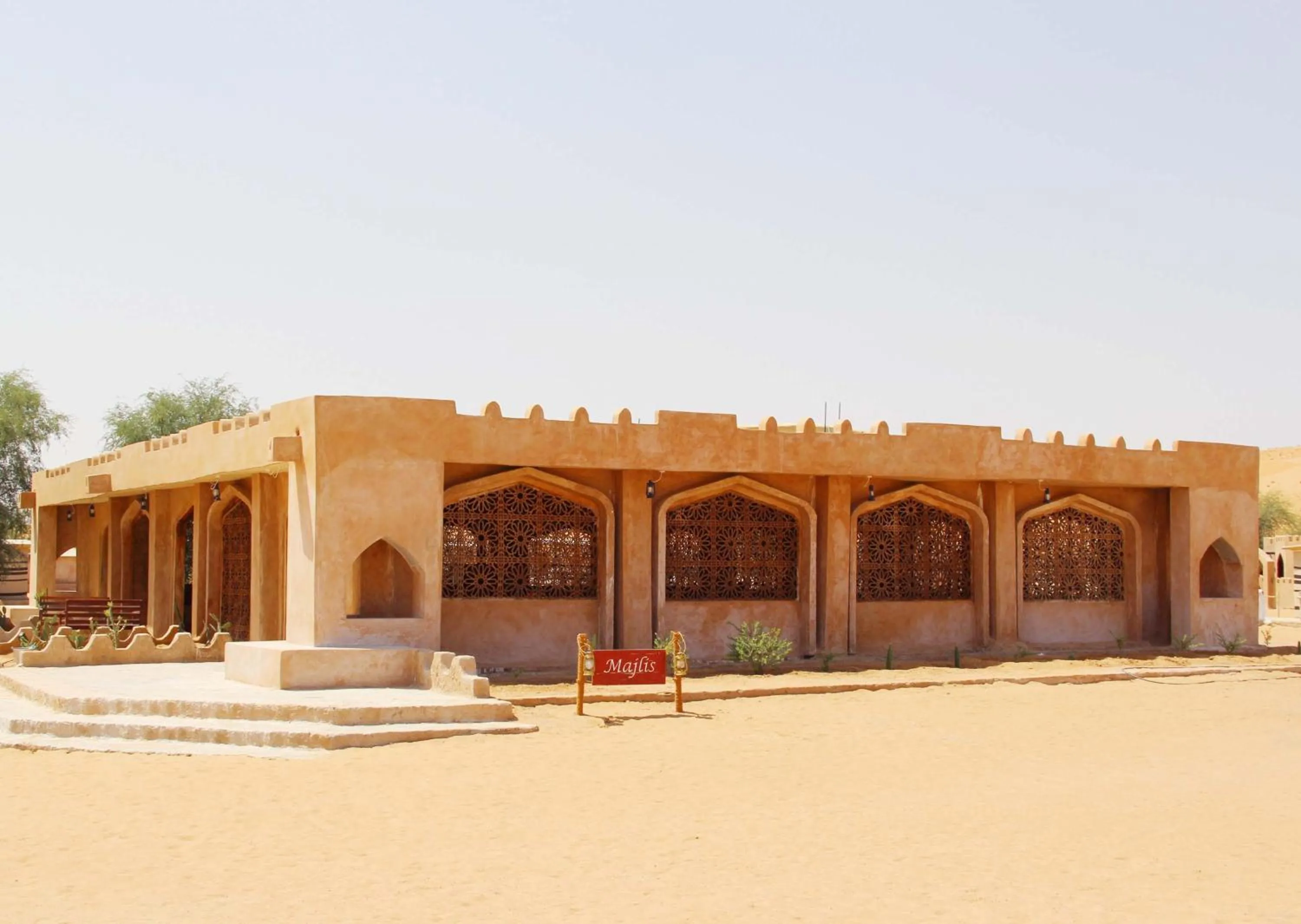 On site in Arabian Oryx Camp