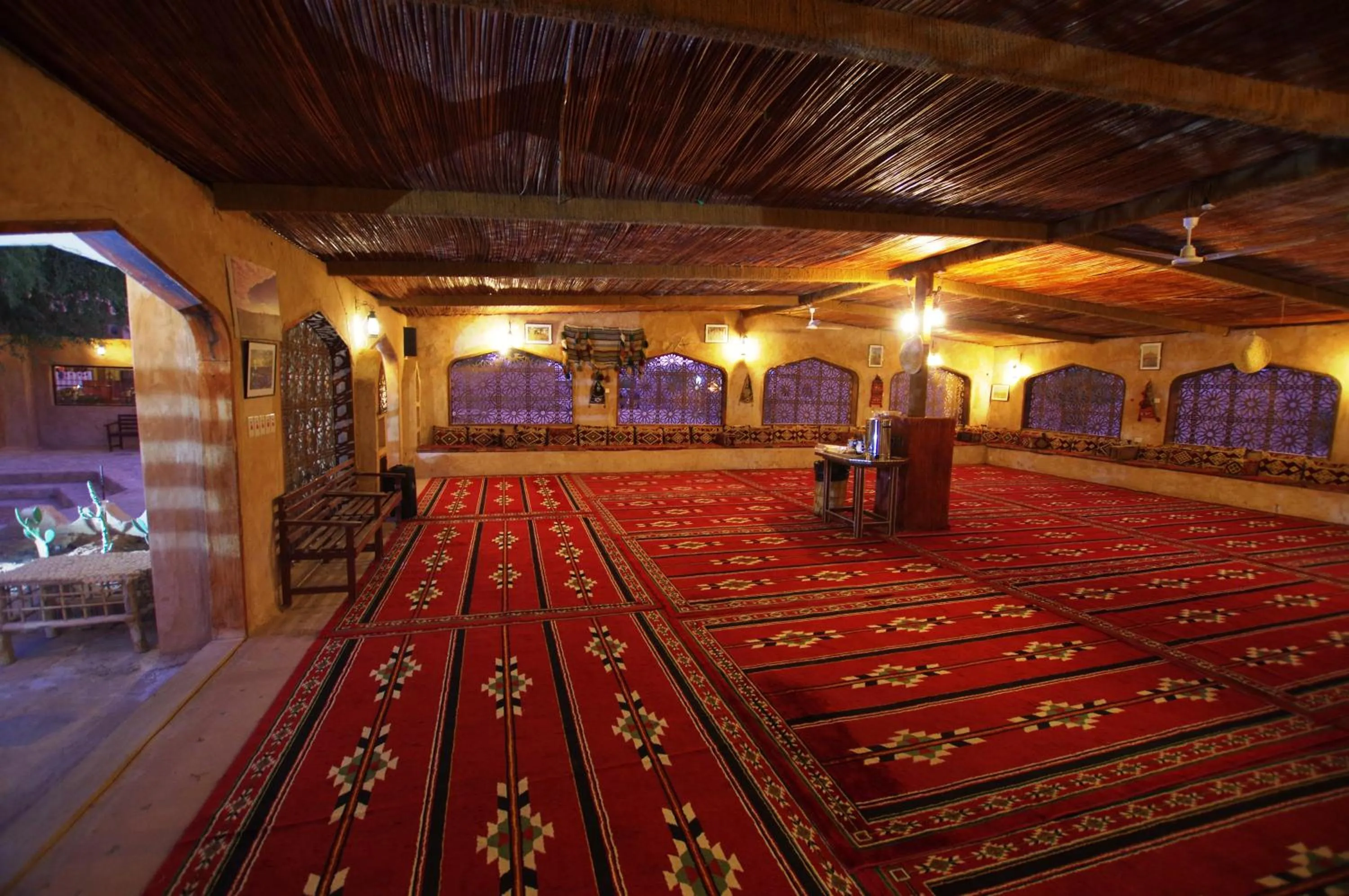 Lounge or bar in Arabian Oryx Camp