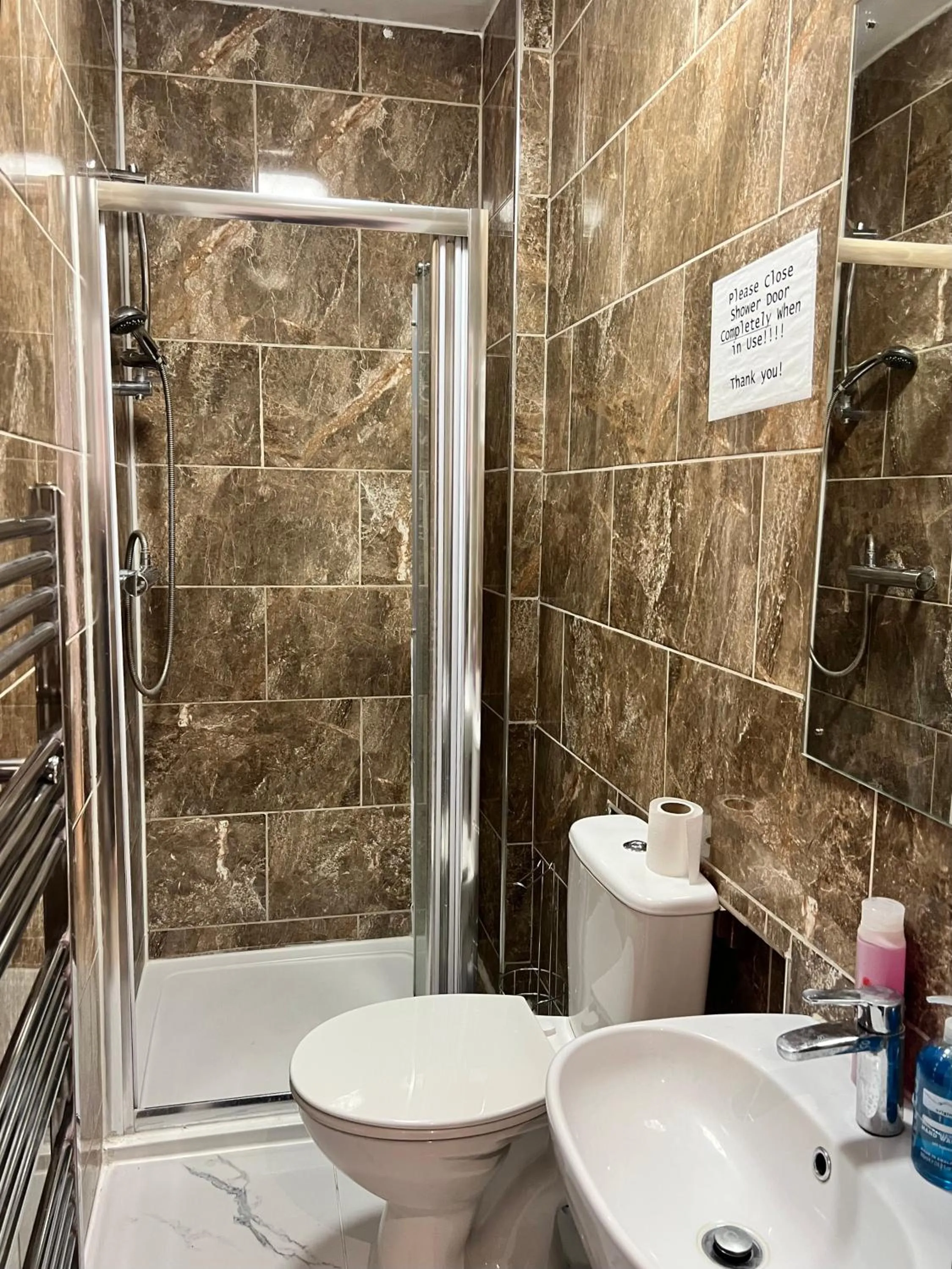 Shower in Cambridge City Mill