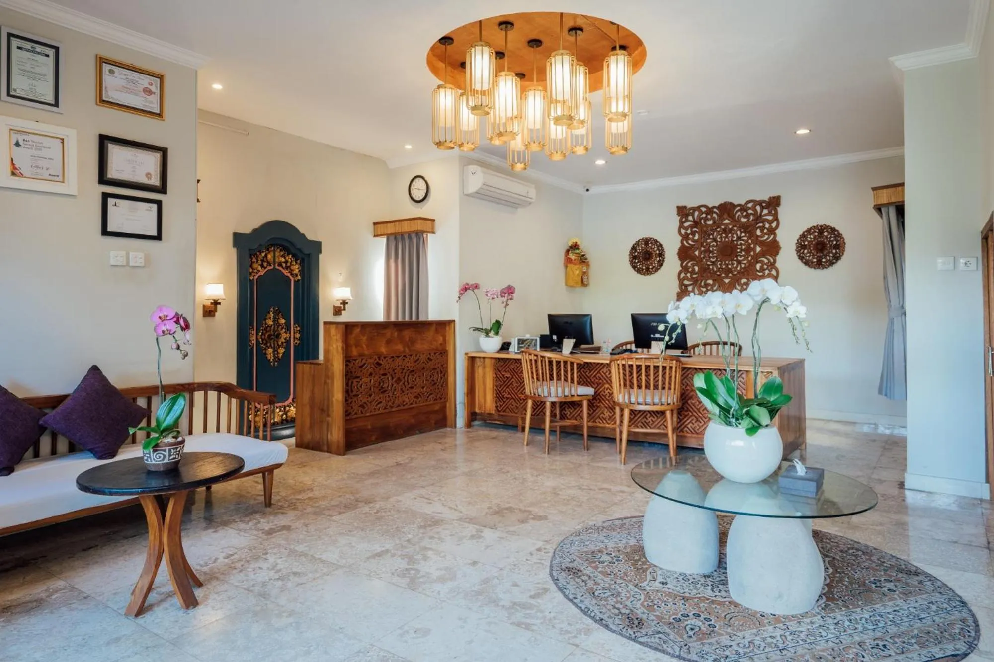 Lobby or reception in Desa Swan Villas & SPA, Keramas
