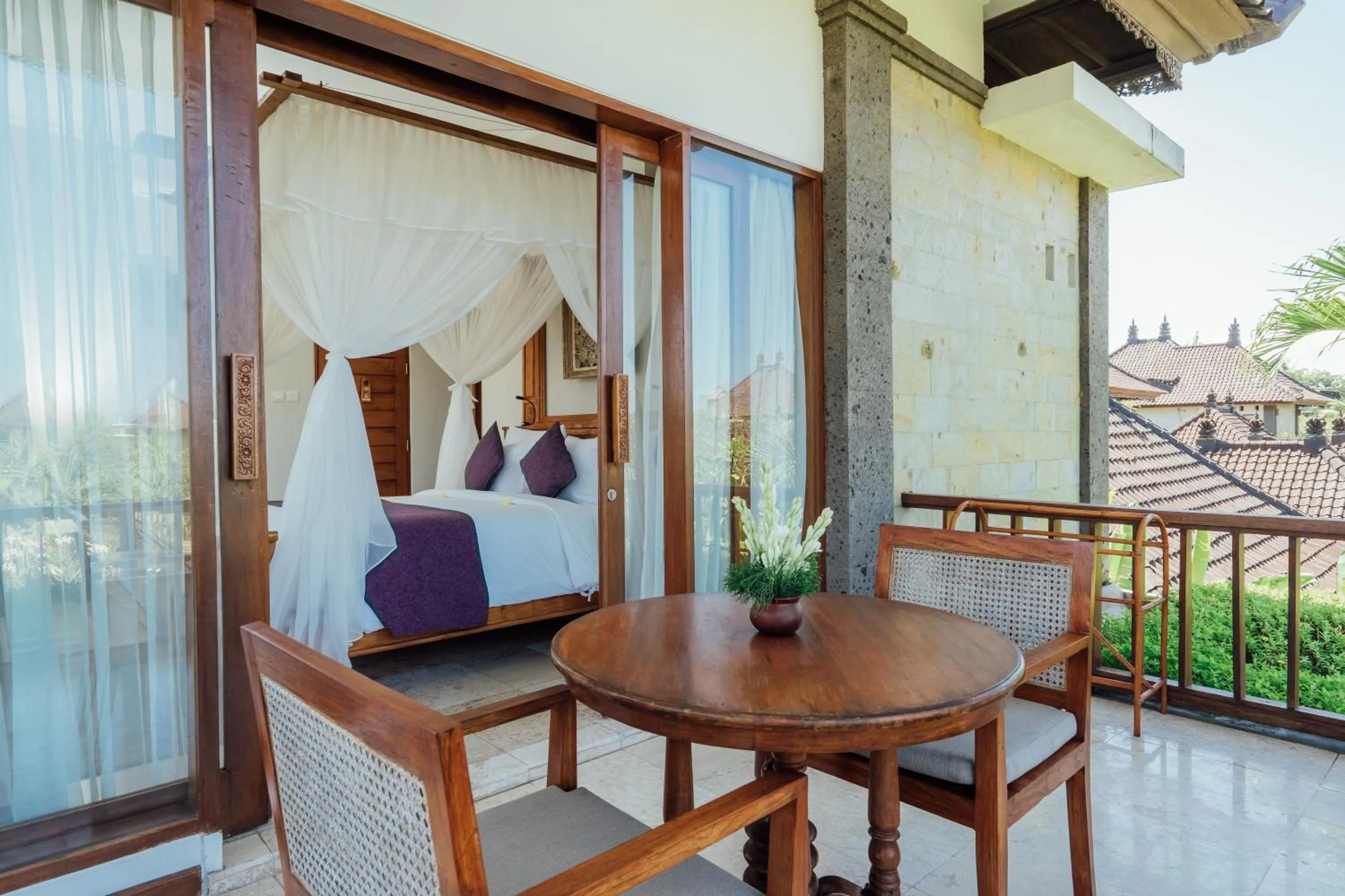 Balcony/Terrace in Desa Swan Villas & SPA, Keramas