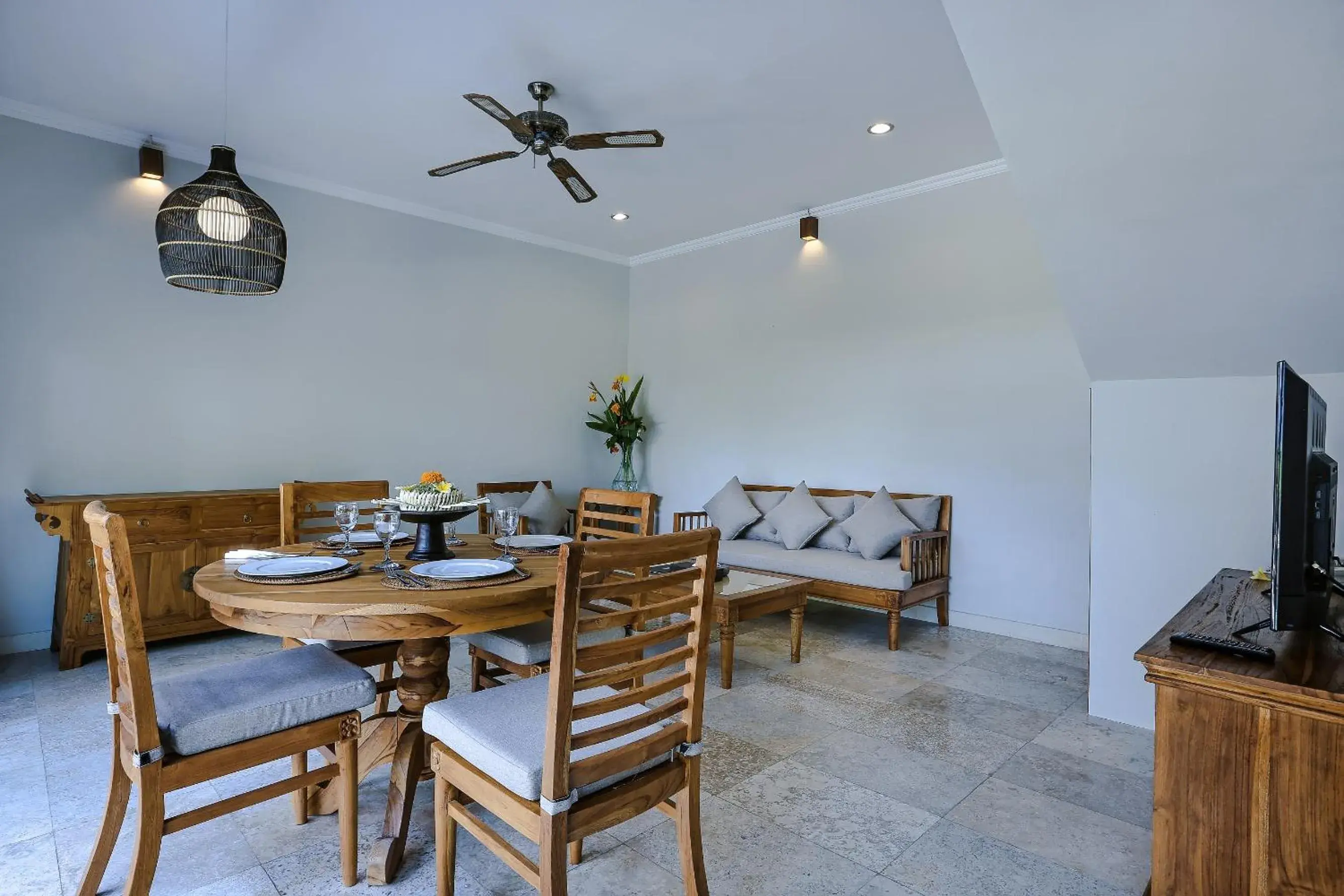 Living room in Desa Swan Villas & SPA, Keramas Living room in Desa Swan Villas & SPA, Keramas