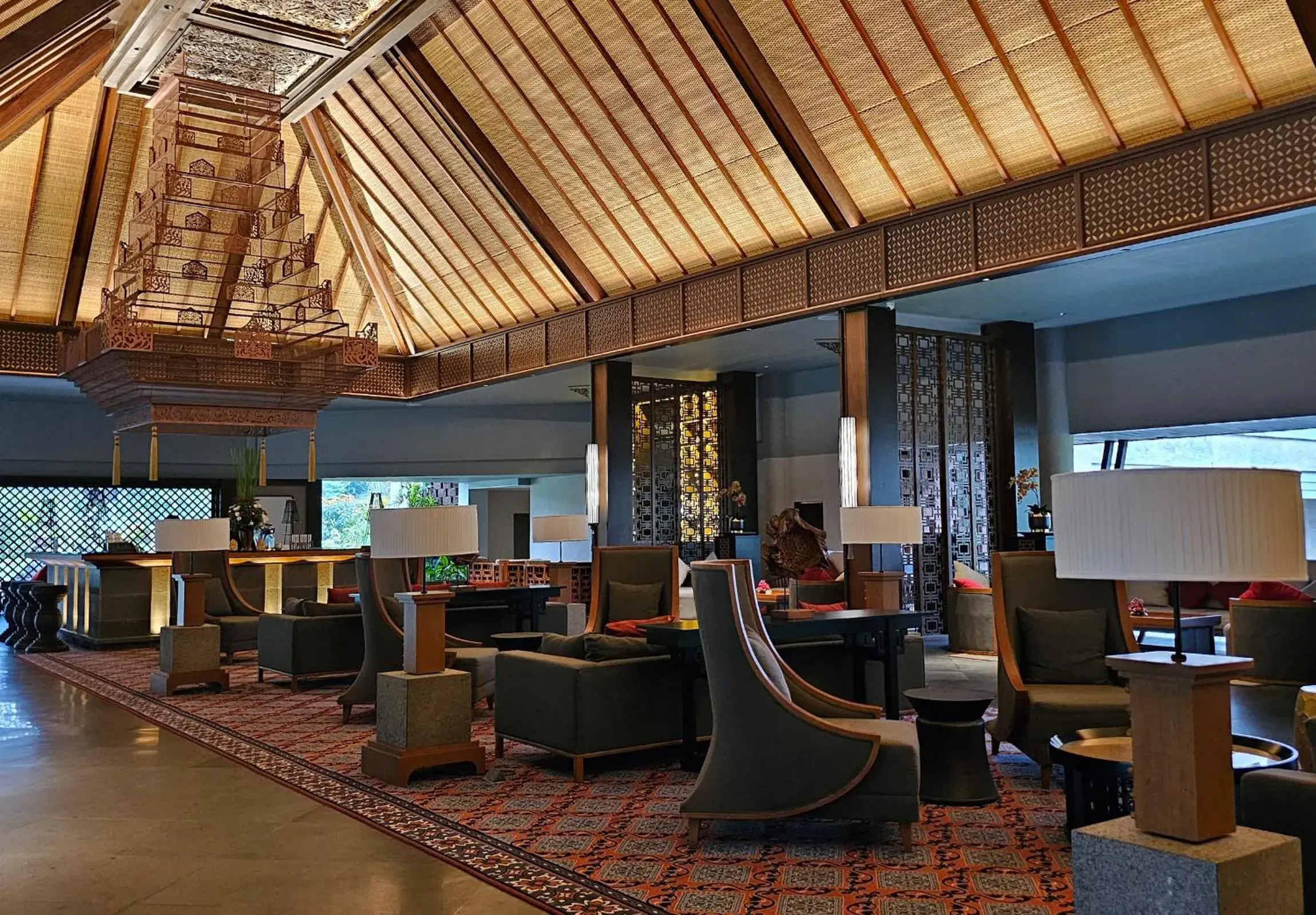 Lobby or reception in The Singhasari Resort Batu Lobby or reception in The Singhasari Resort Batu