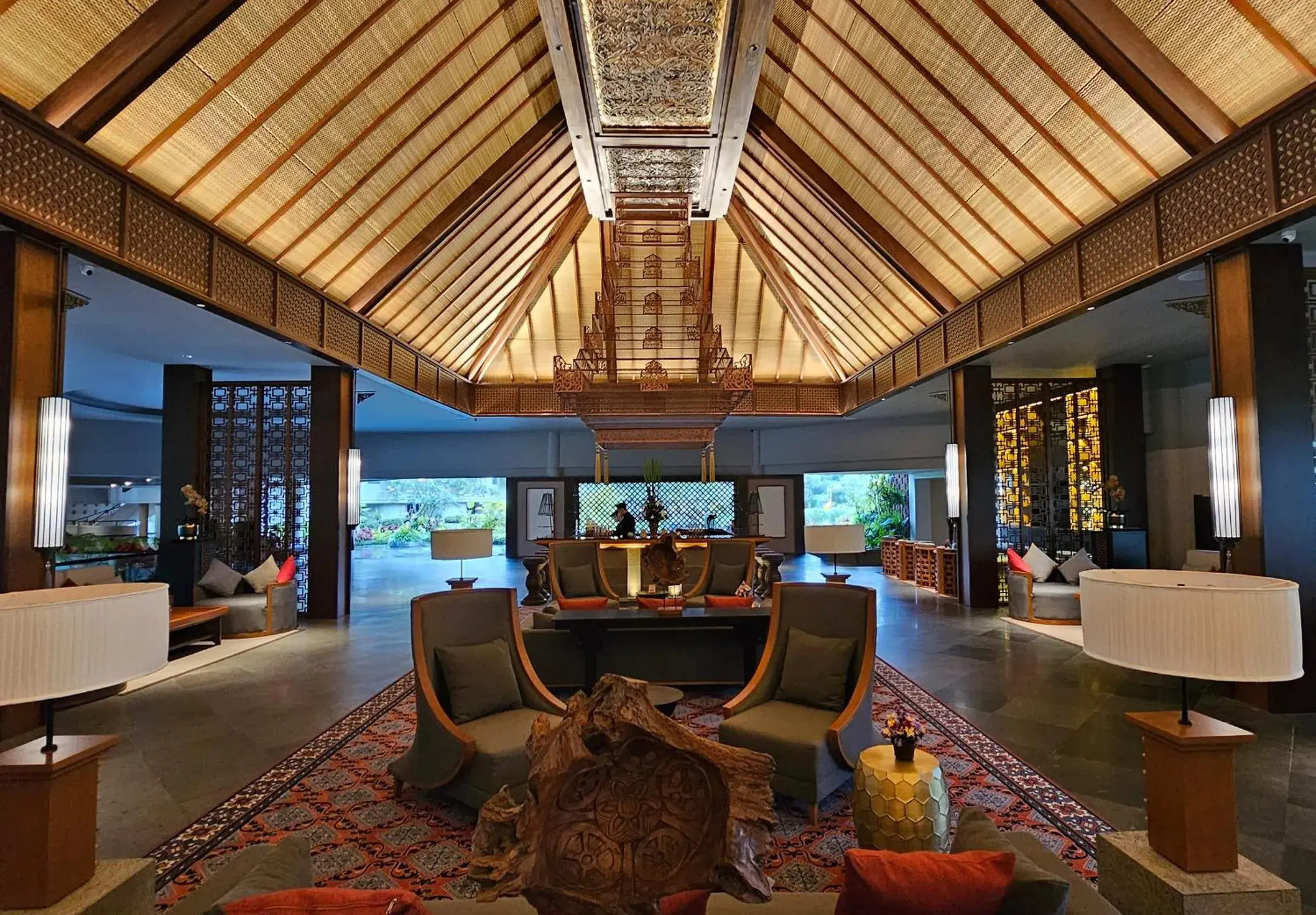 Lobby or reception in The Singhasari Resort Batu Lobby or reception in The Singhasari Resort Batu