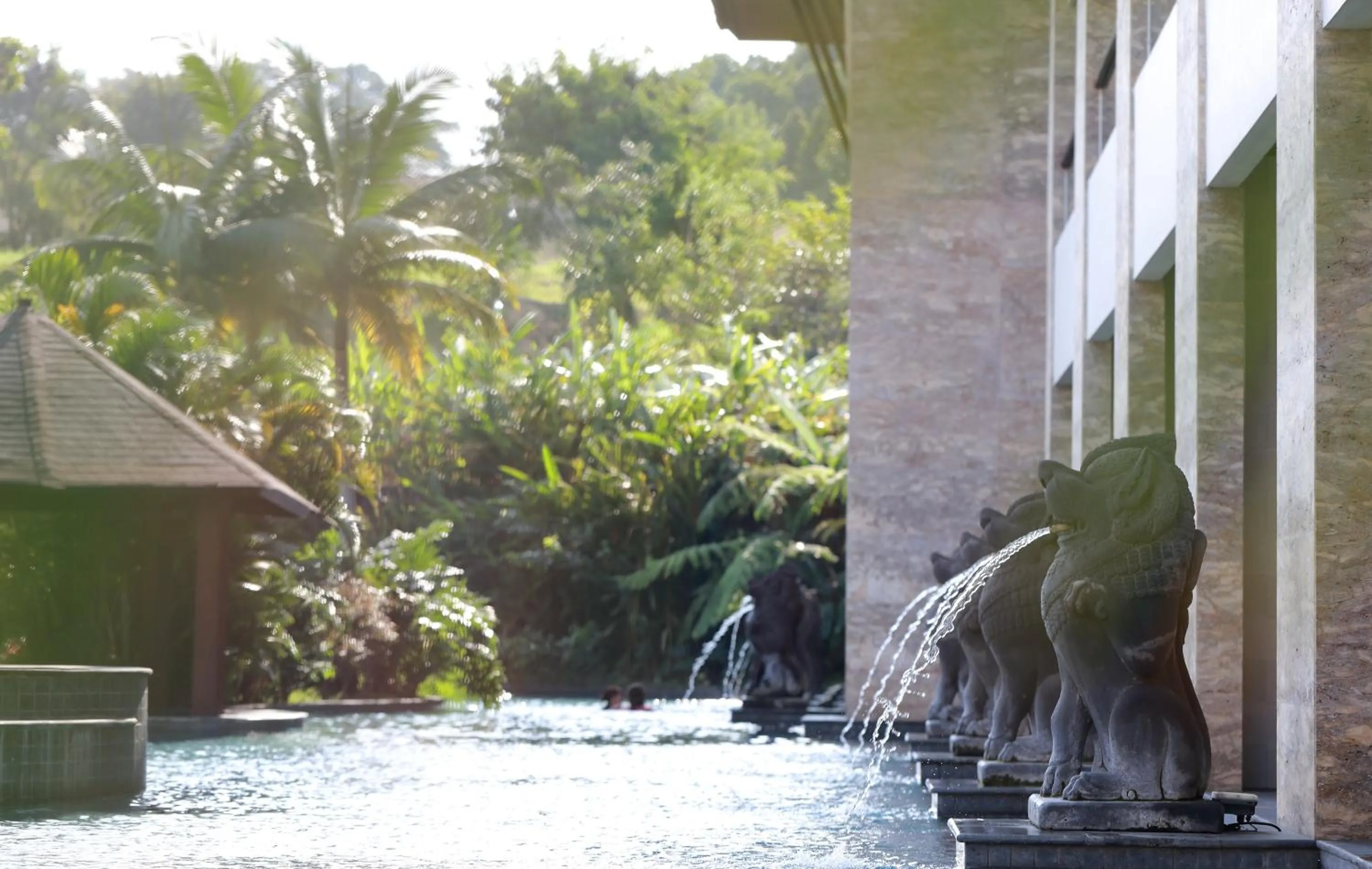 Swimming pool in The Singhasari Resort Batu