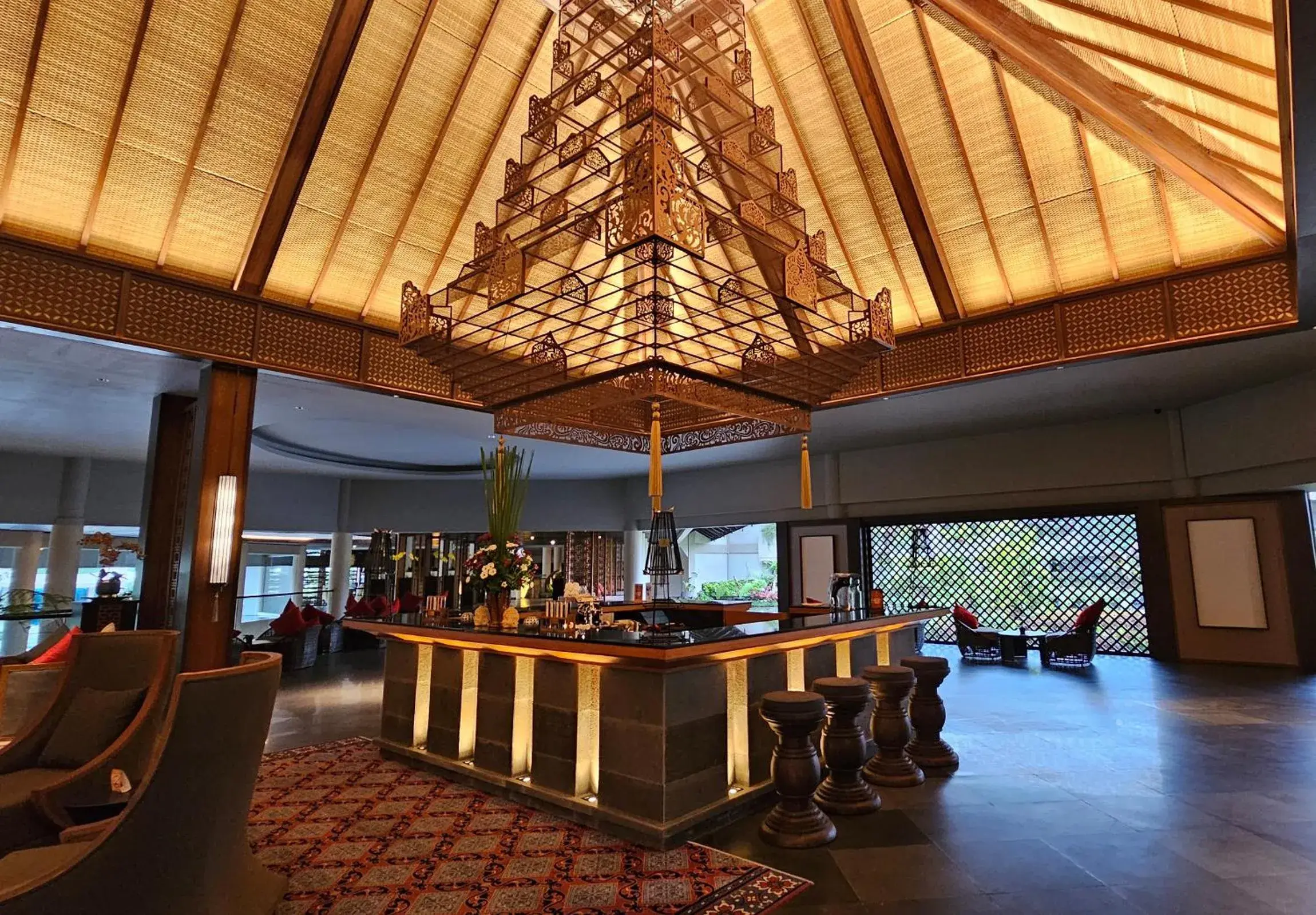 Lounge or bar in The Singhasari Resort Batu Lounge or bar in The Singhasari Resort Batu