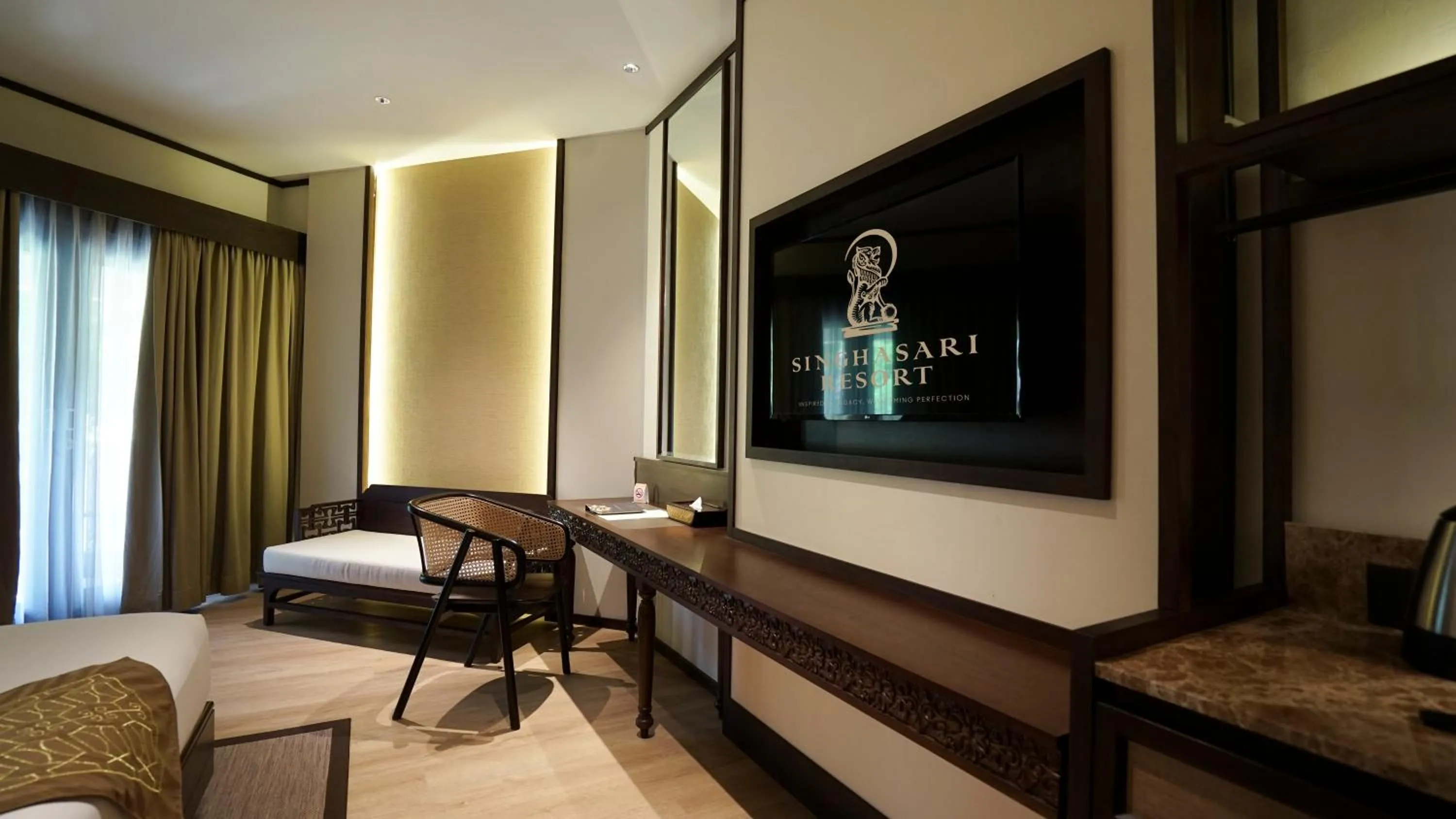 Bedroom in The Singhasari Resort Batu