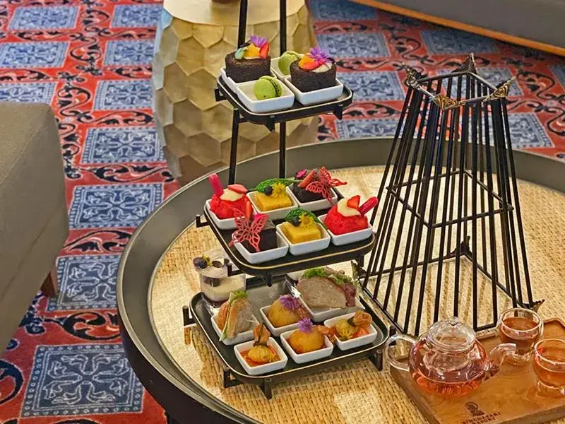 Lounge or bar in The Singhasari Resort Batu Lounge or bar in The Singhasari Resort Batu