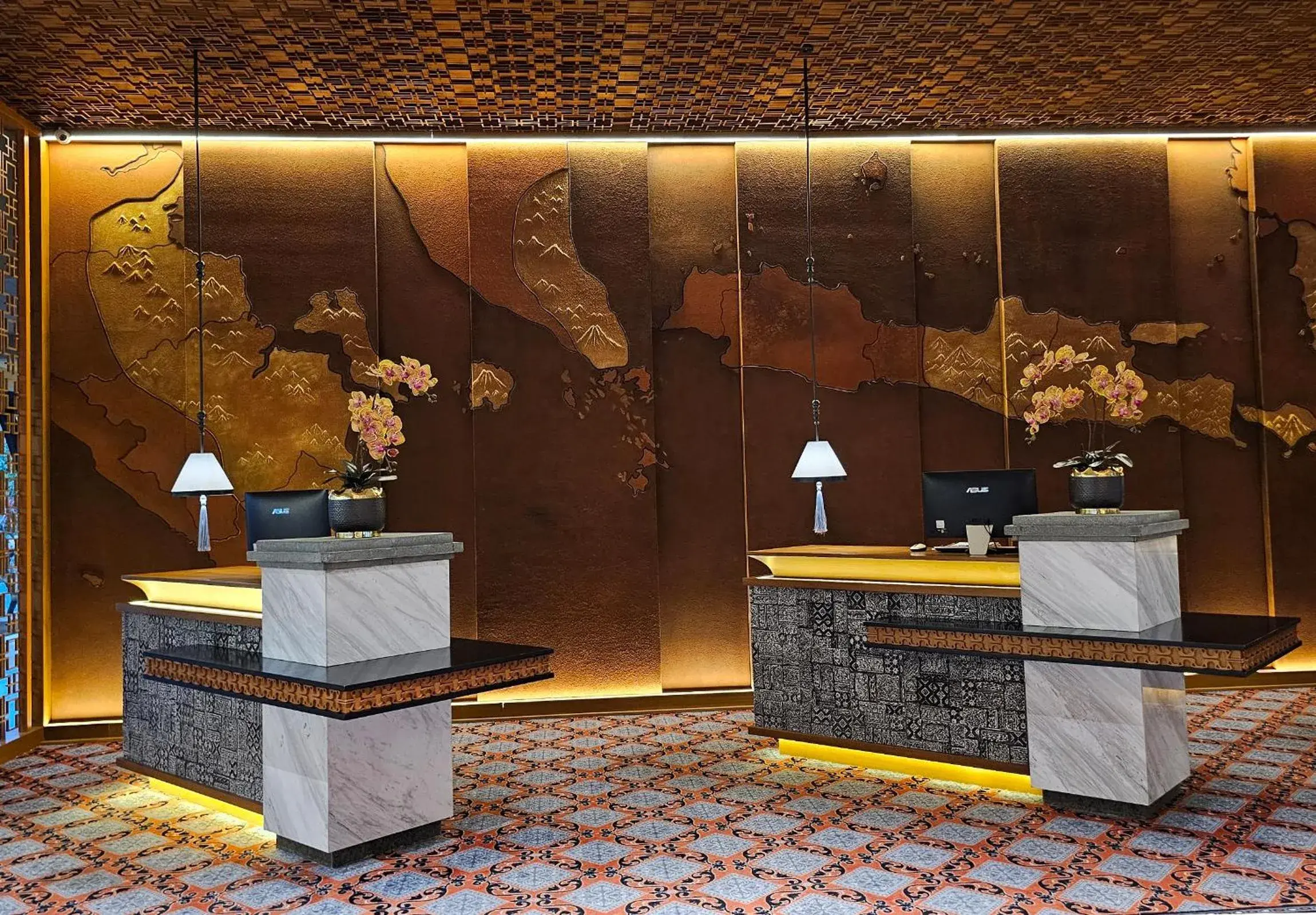 Lobby or reception in The Singhasari Resort Batu Lobby or reception in The Singhasari Resort Batu