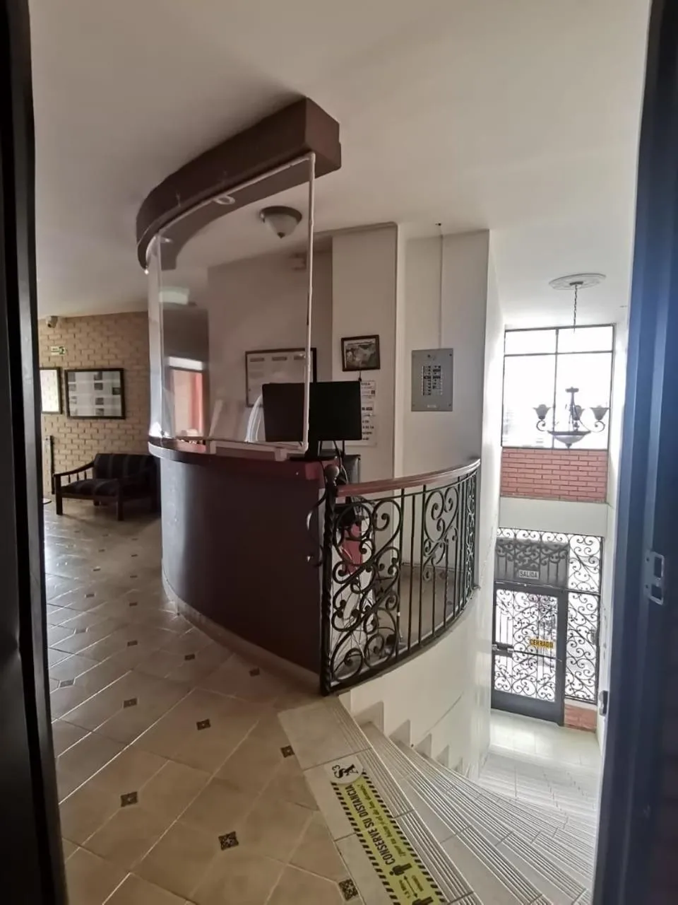 Lobby or reception in Hotel los Almendros