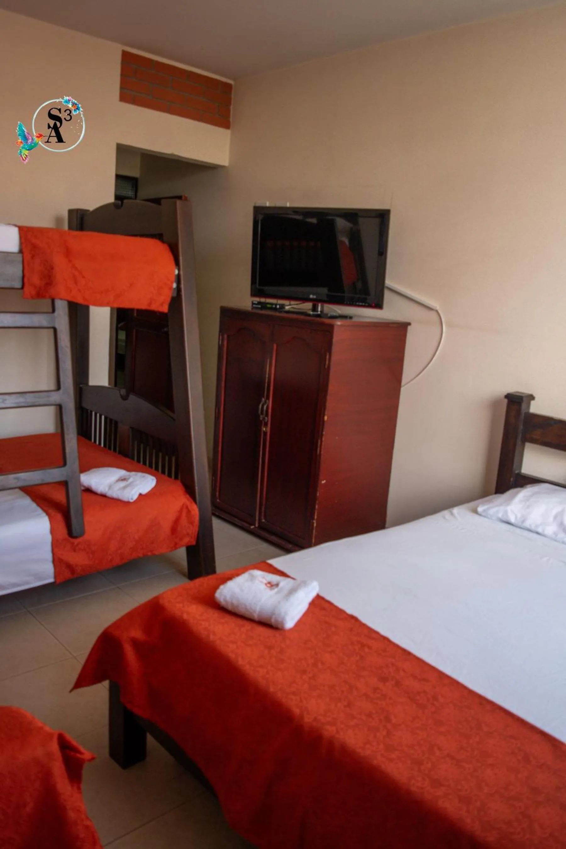 Bed in Hotel los Almendros