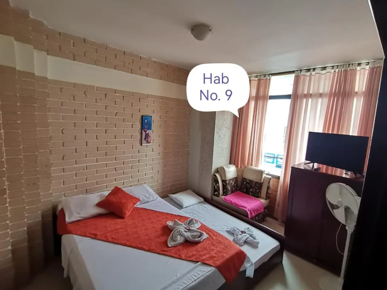 Bed in Hotel los Almendros