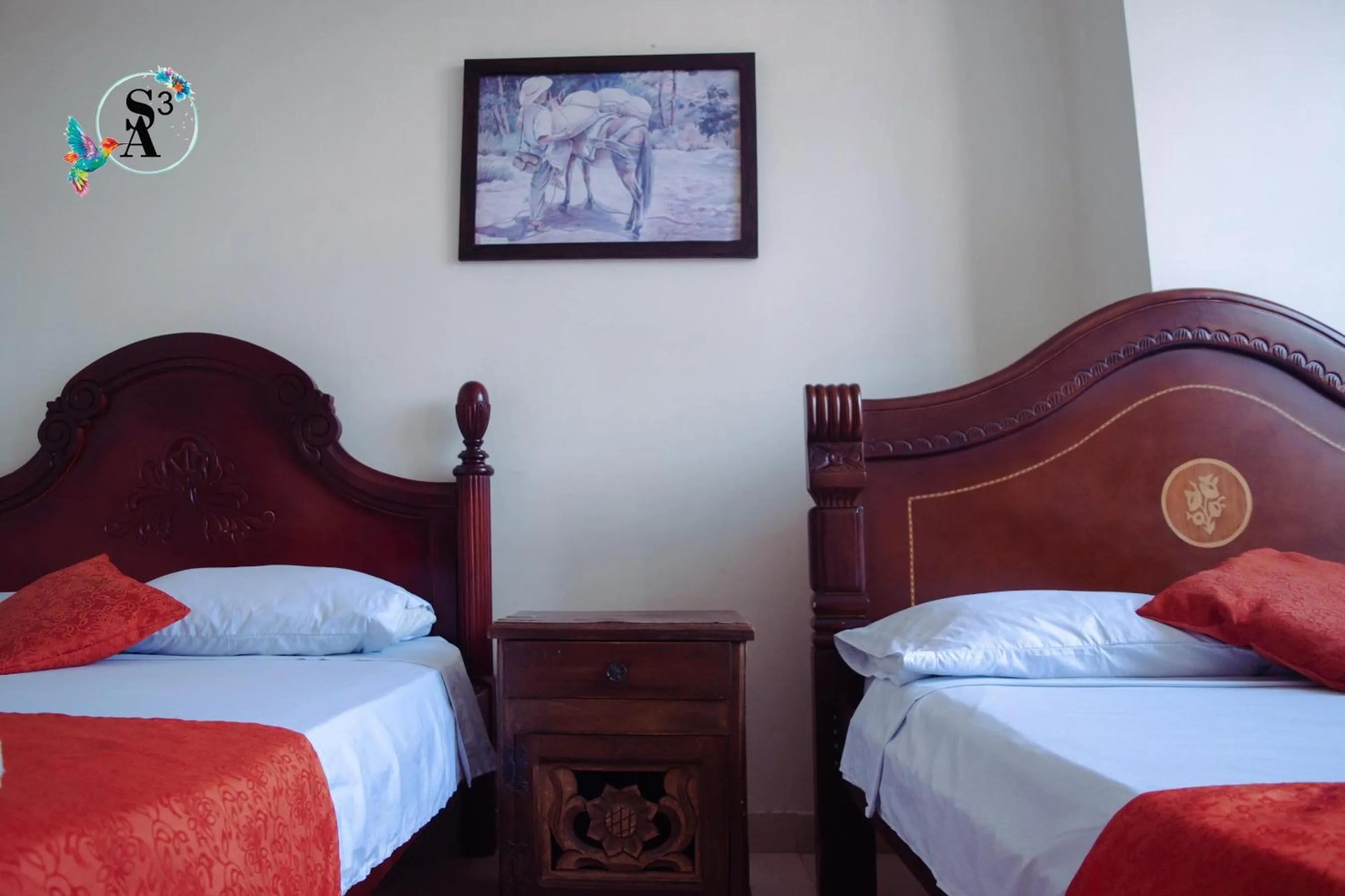 Bed in Hotel los Almendros