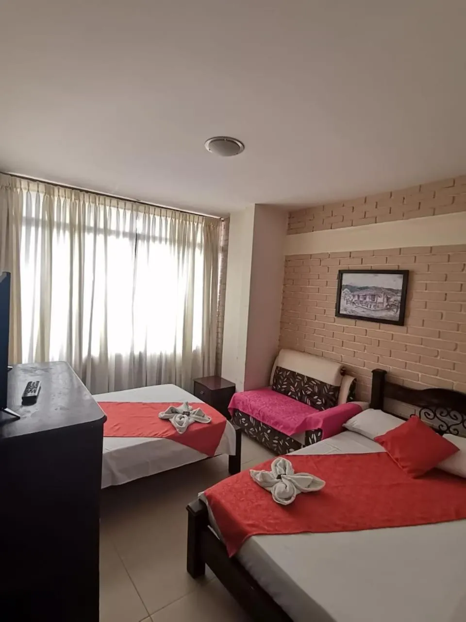 Bed in Hotel los Almendros