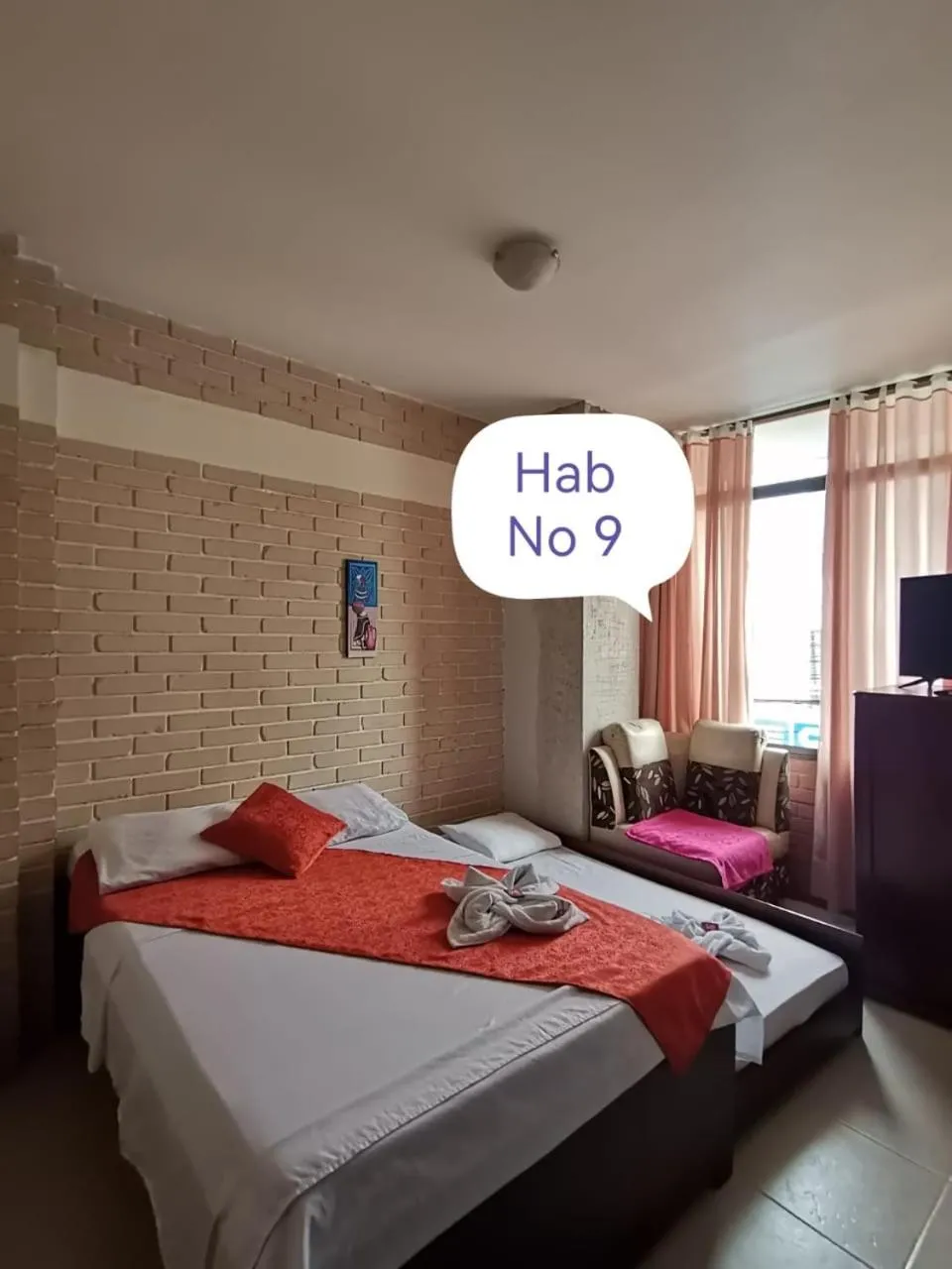 Bed in Hotel los Almendros