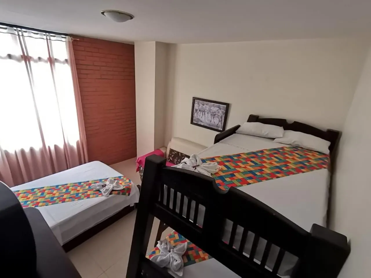Bed in Hotel los Almendros