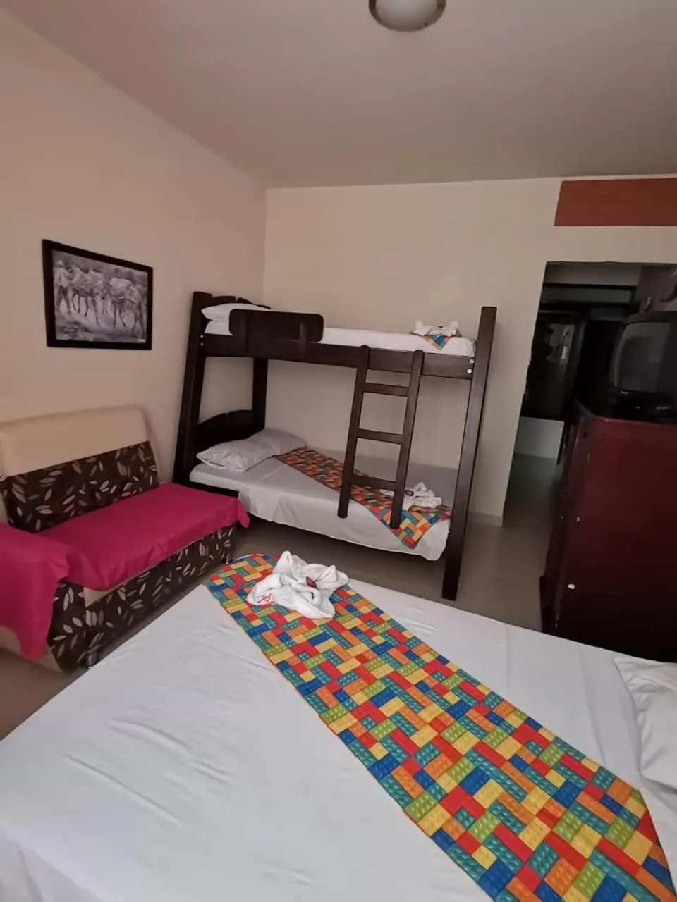 Bed in Hotel los Almendros