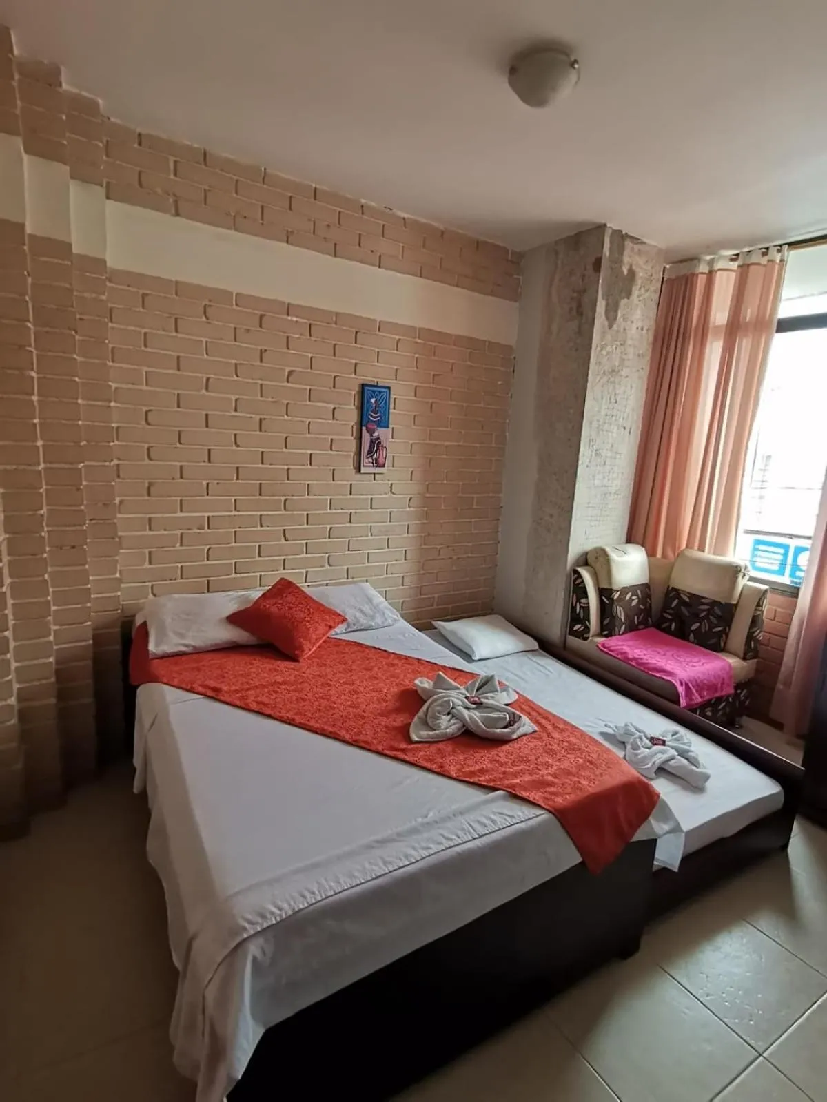 Bed in Hotel los Almendros